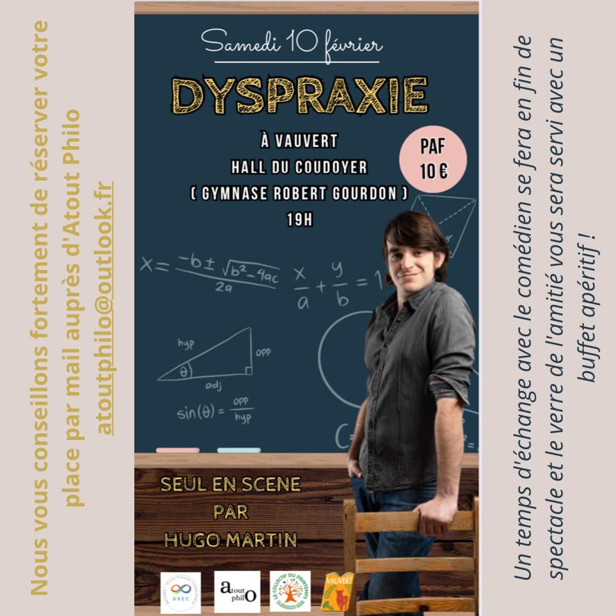 Dyspraxie - Seul en scène par Hugo Martin