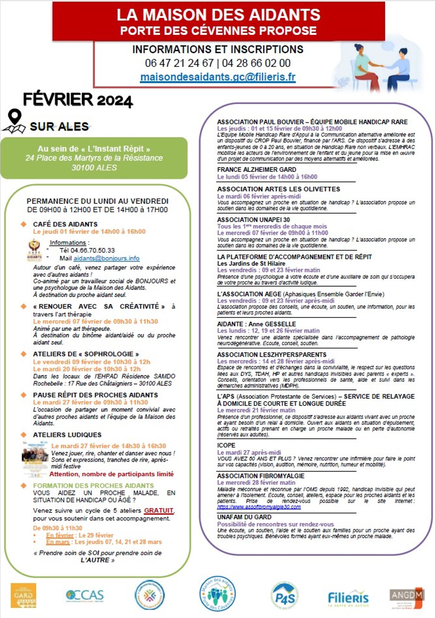 Programme de la Maison des aidants