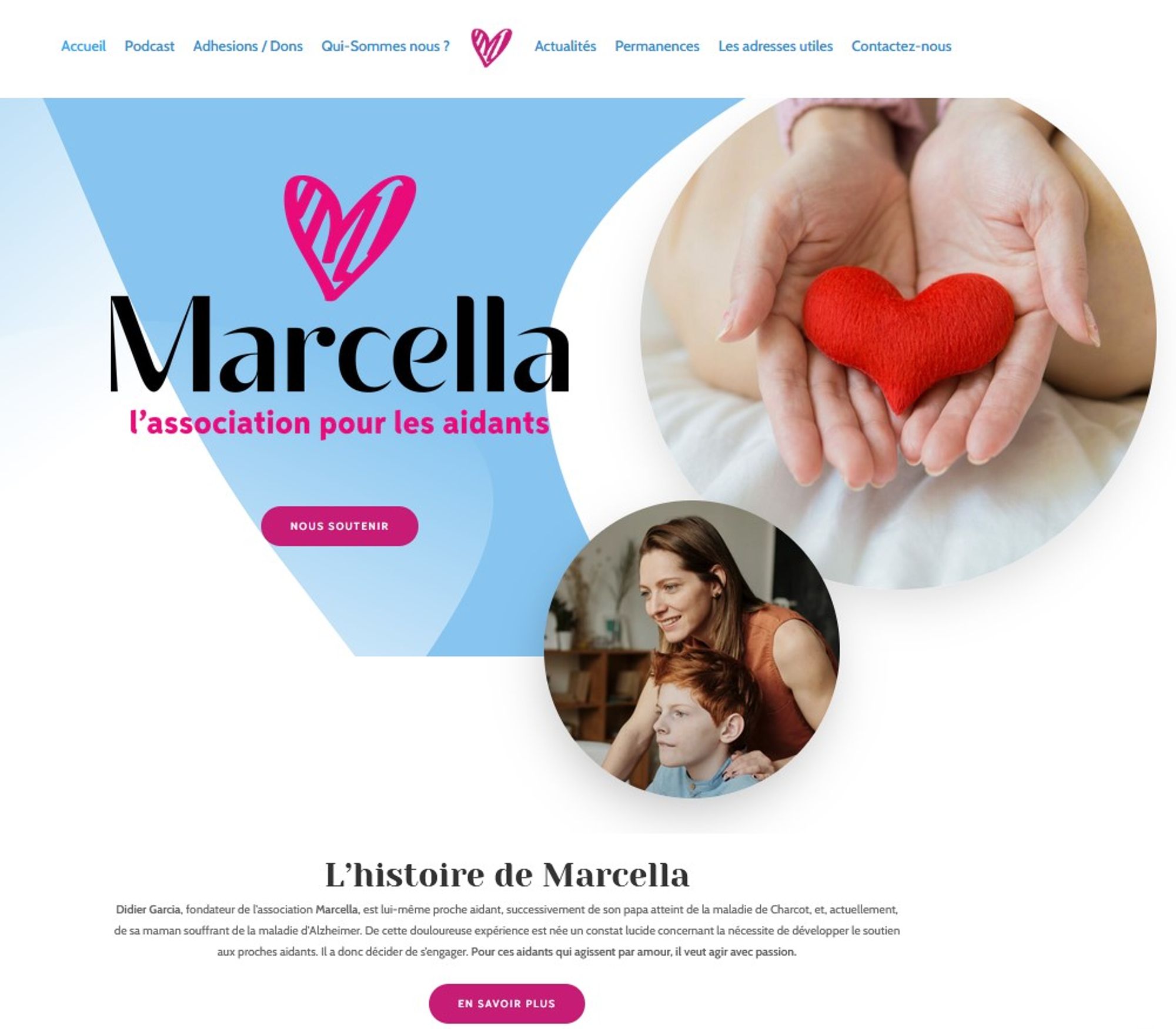 L'association Marcella lance son site Internet