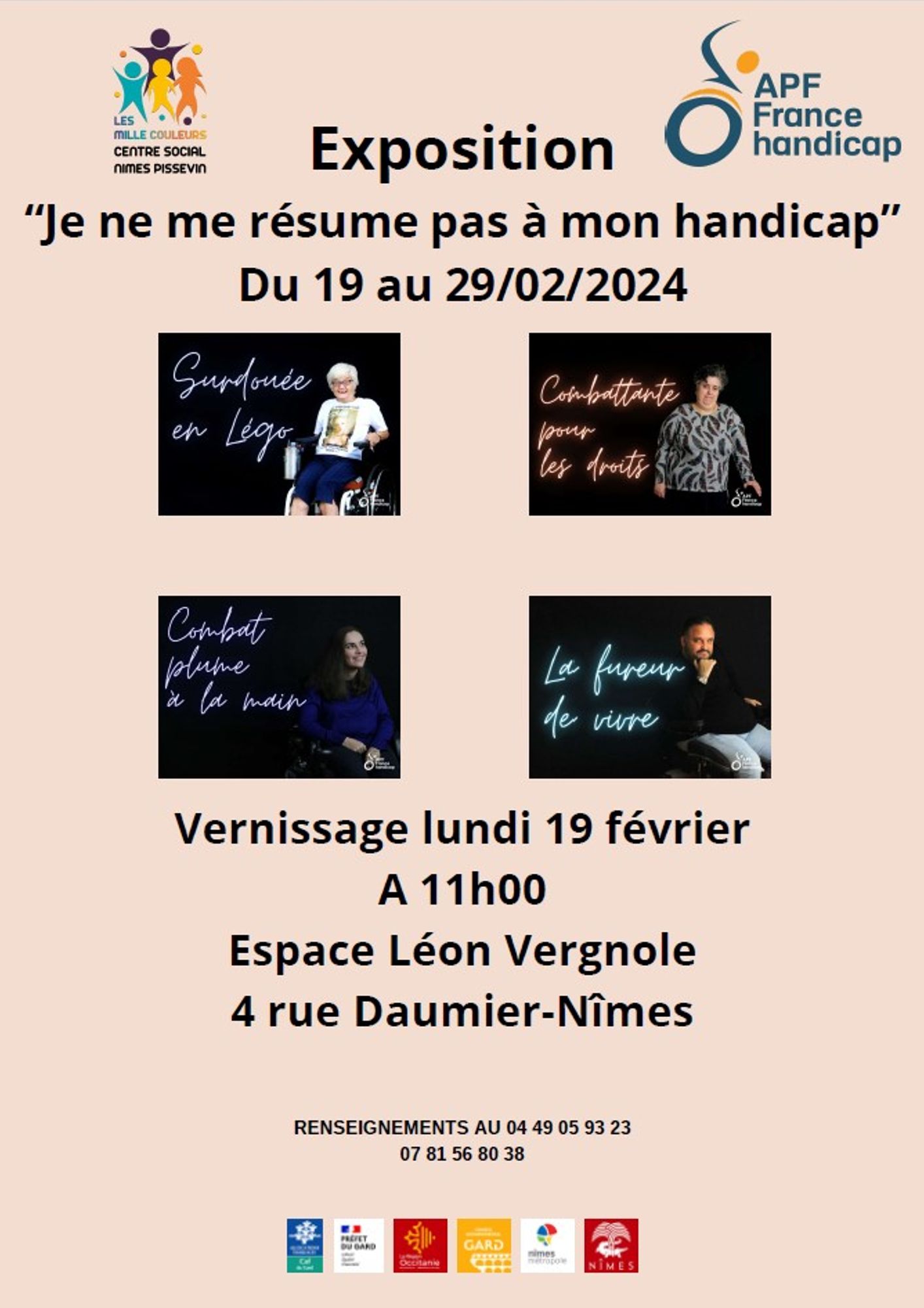 Exposition "Je ne me résume pas à mon handicap"