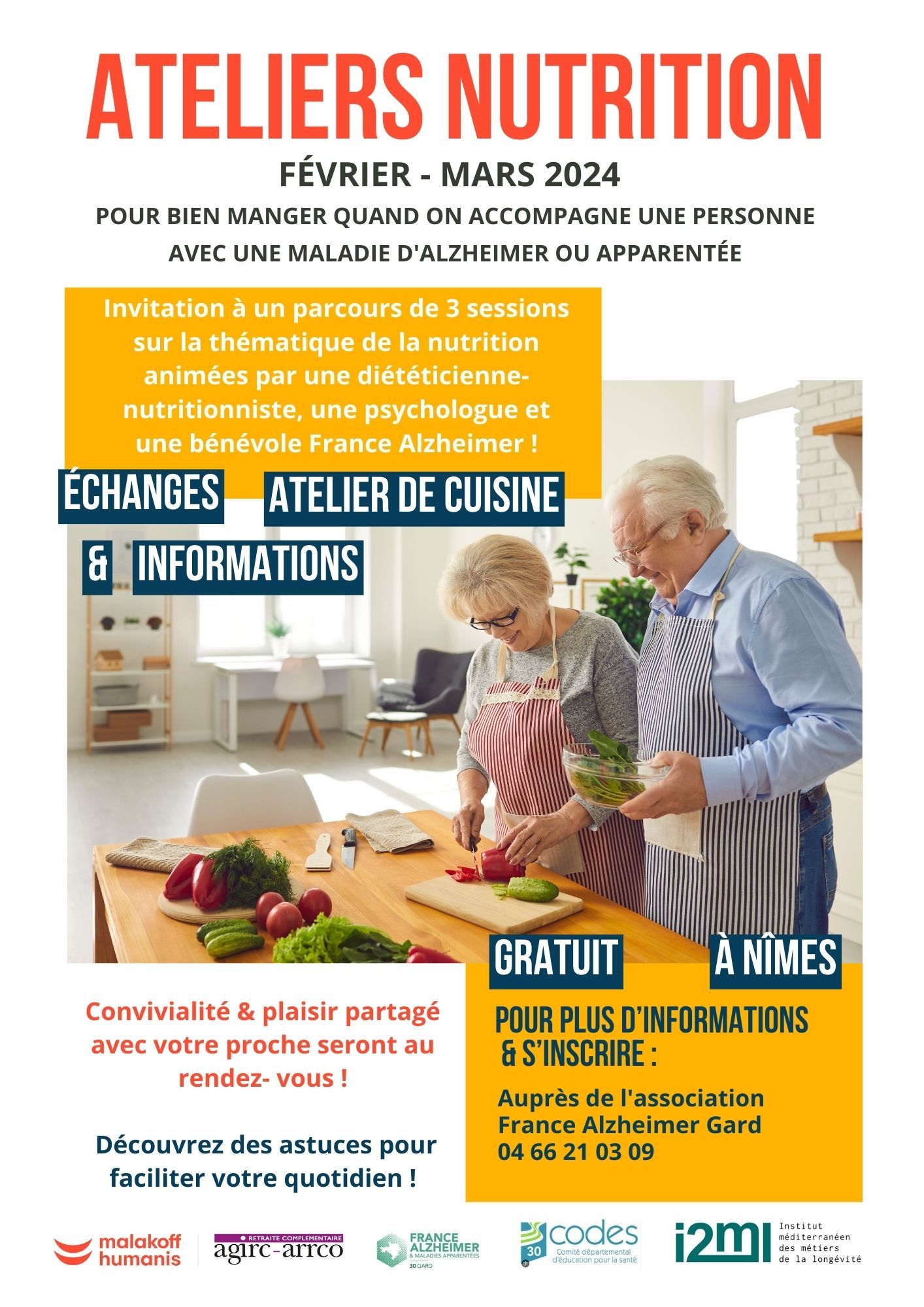Ateliers nutrition - Couples aidants aidés