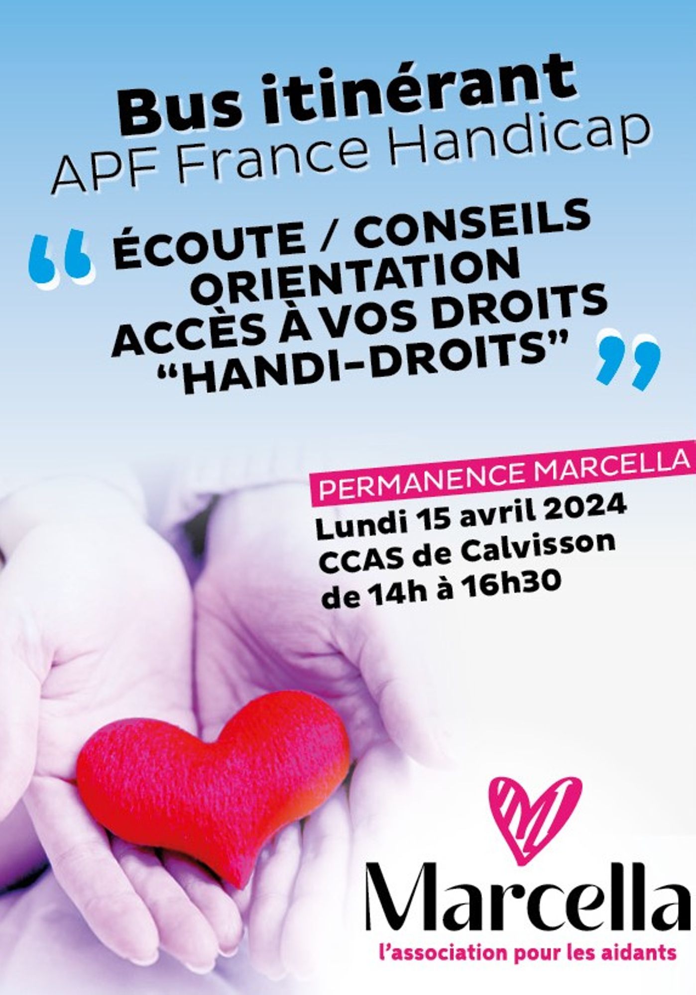 Bus itinérant APF France Handicap / Marcella