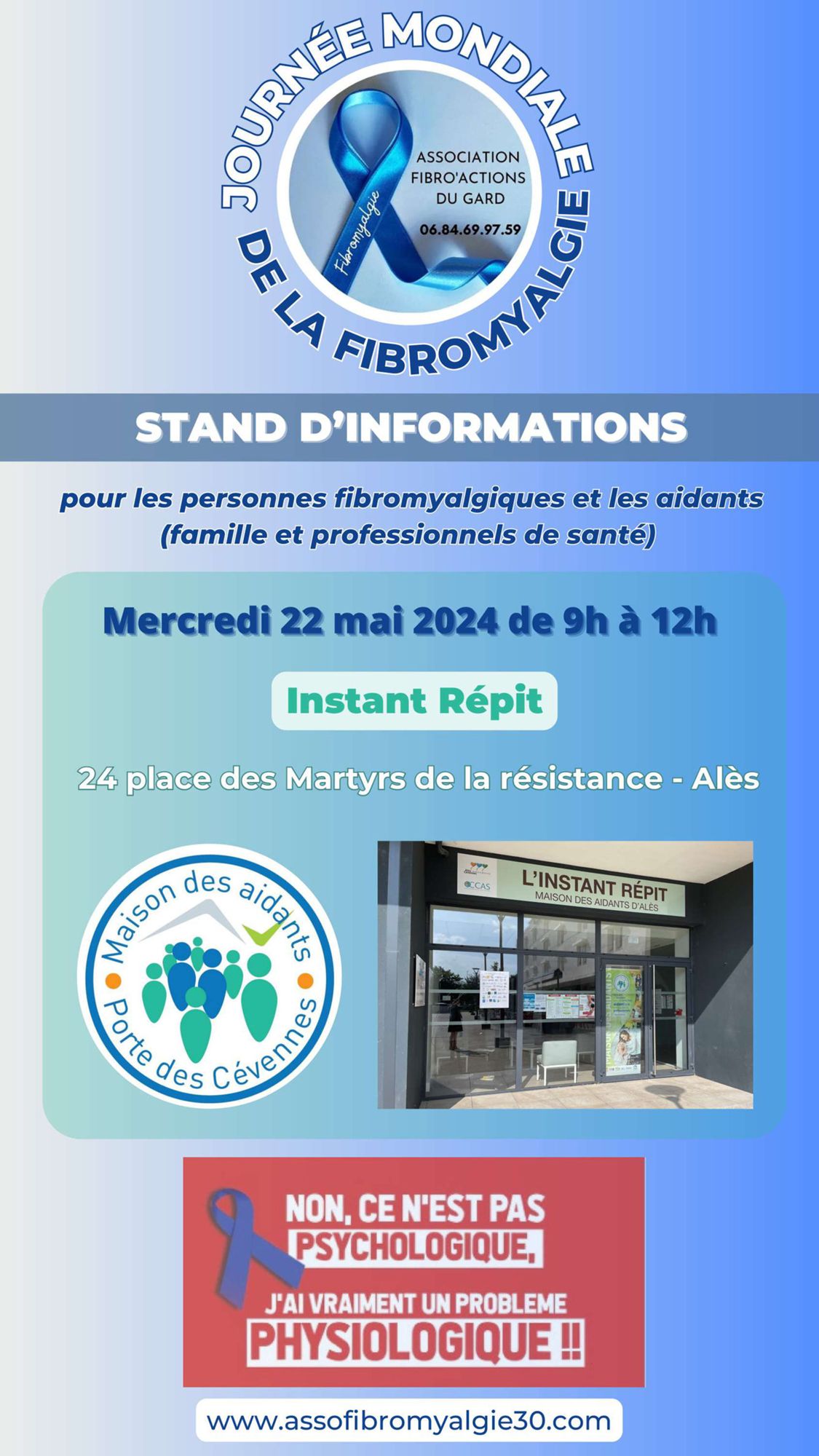 Journée Mondiale de la FIBROMYALGIE 2024