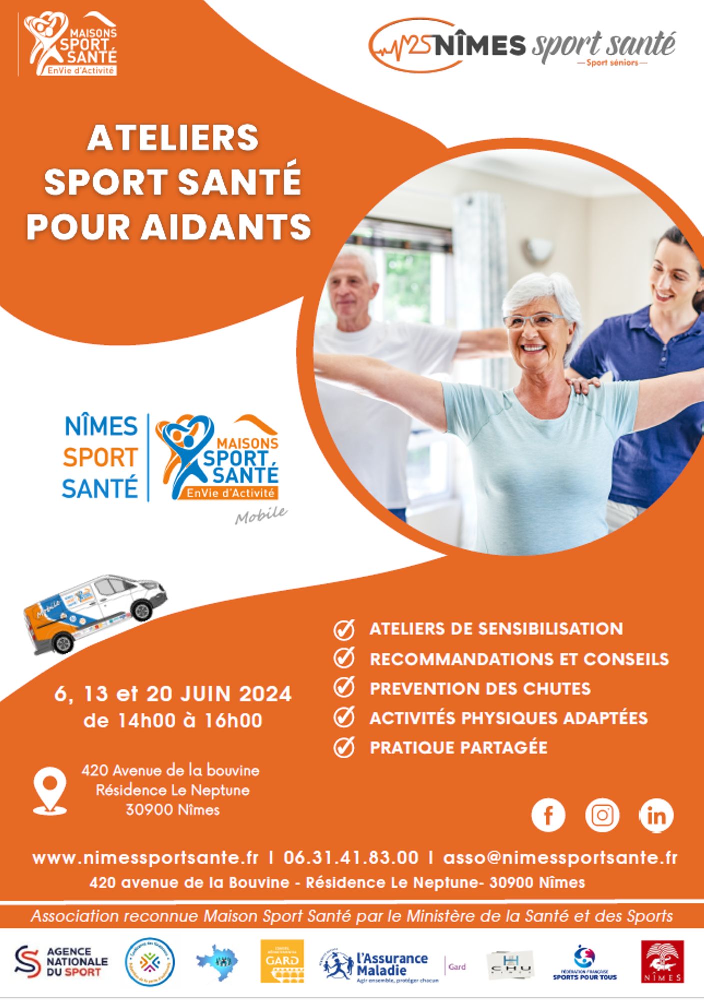 Ateliers sport santé pour les aidants