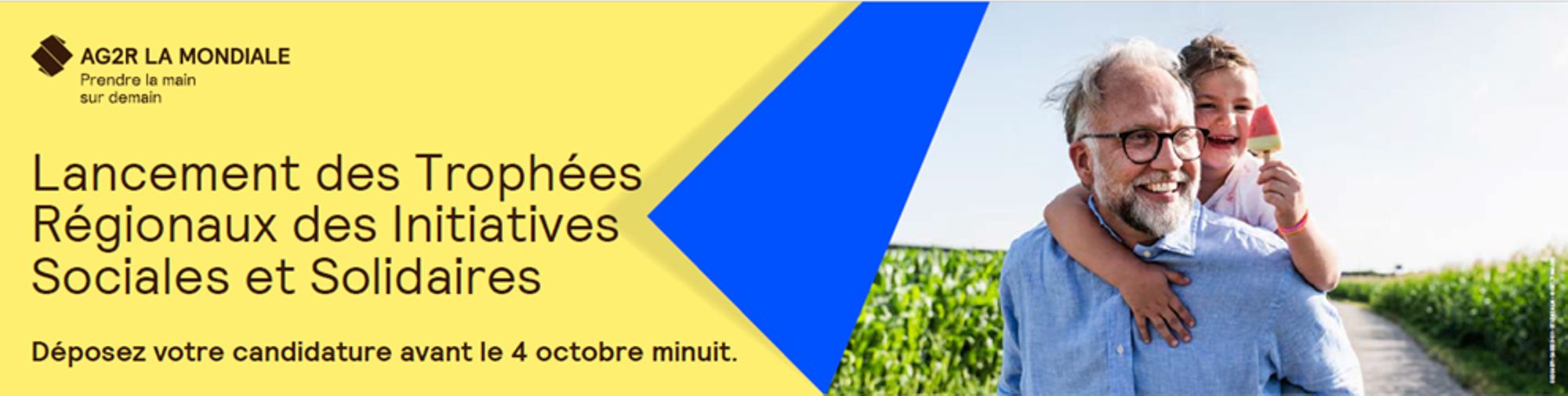 Candidatez aux Trophées Régionaux des Initiatives Sociales et Solidaires AG2R LA MONDIALE