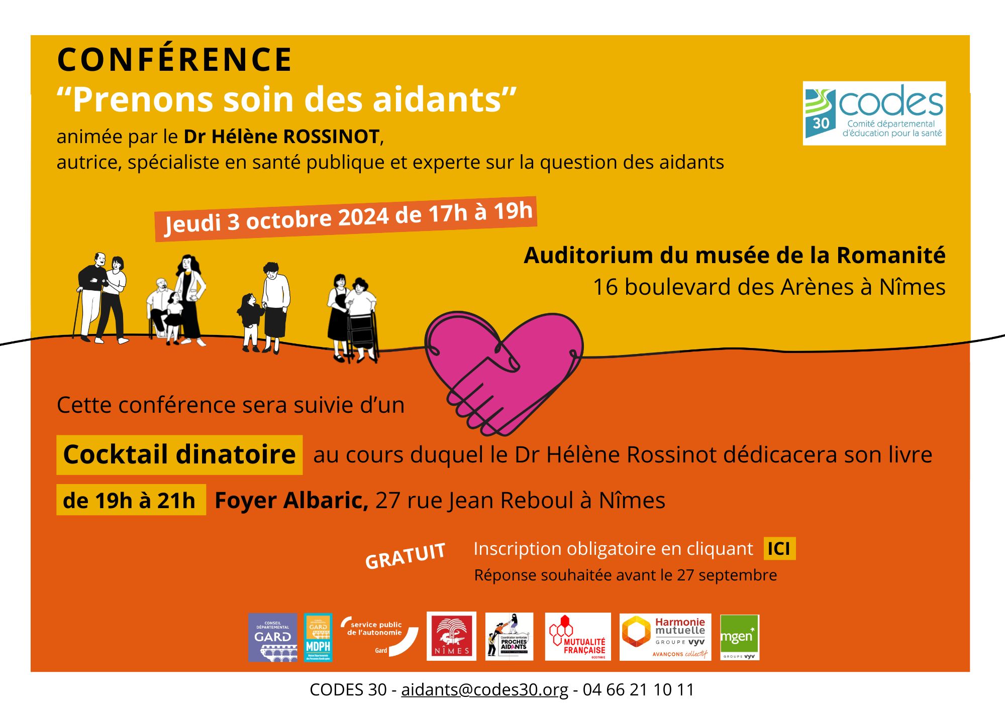 Conférence « Prenons soin des aidants »