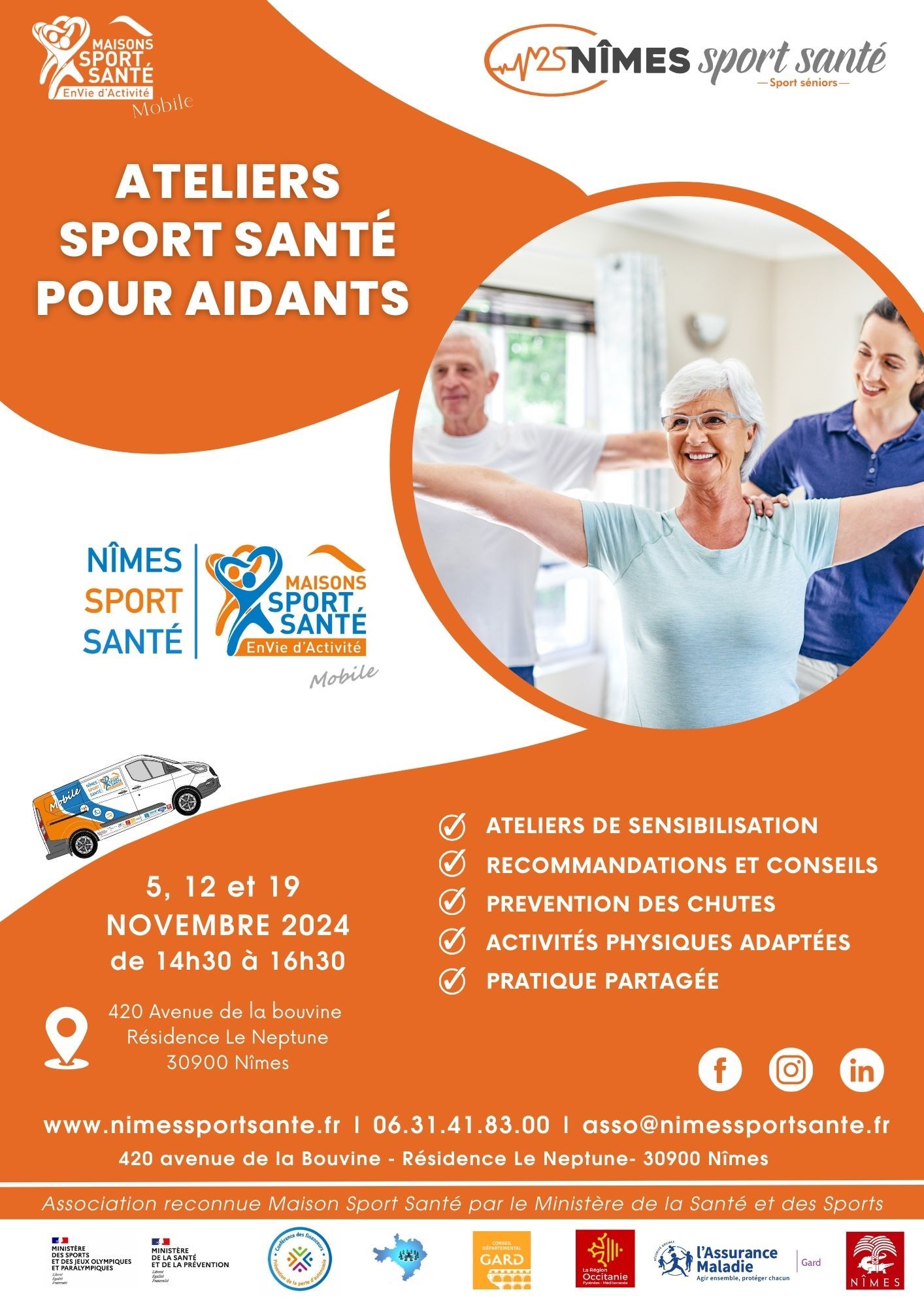 Ateliers sport santé pour les aidants
