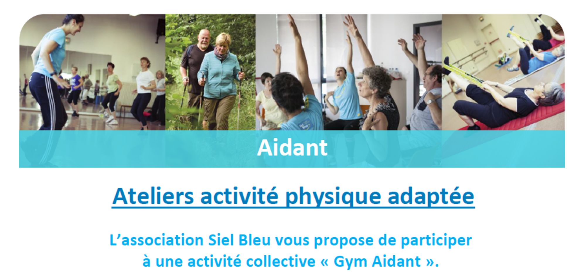 Ateliers activité physique adaptée