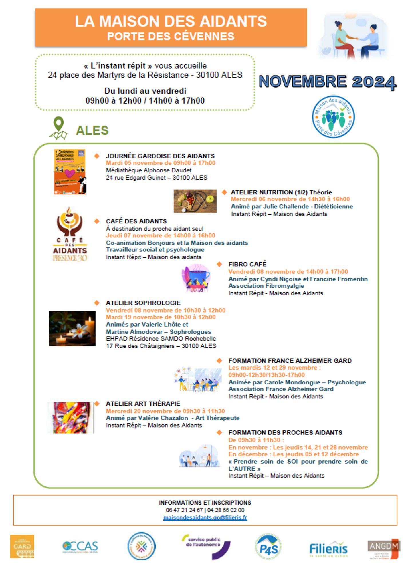 Programme de la Maison des aidants