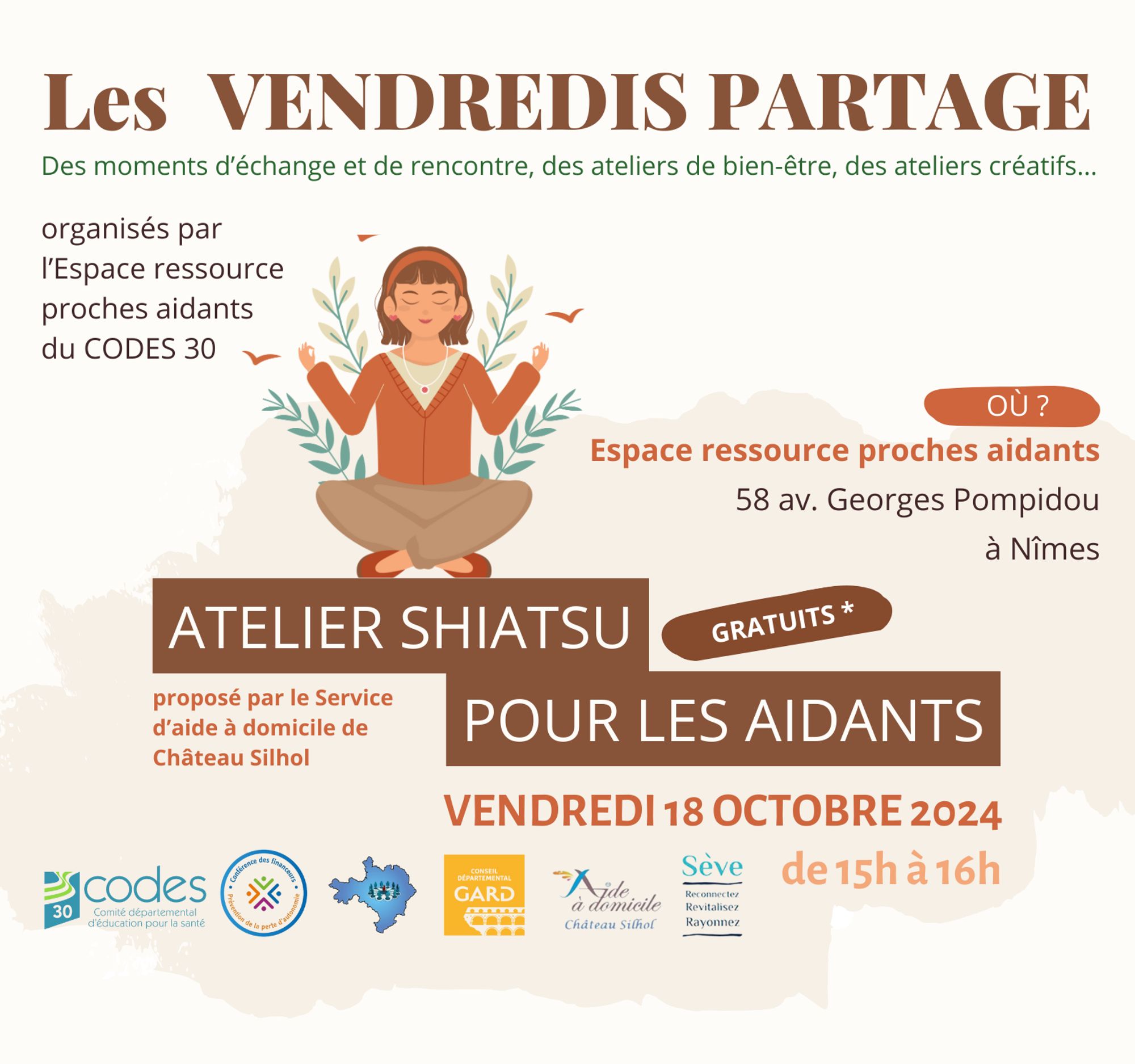 ATELIER SHIATSU pour les aidants