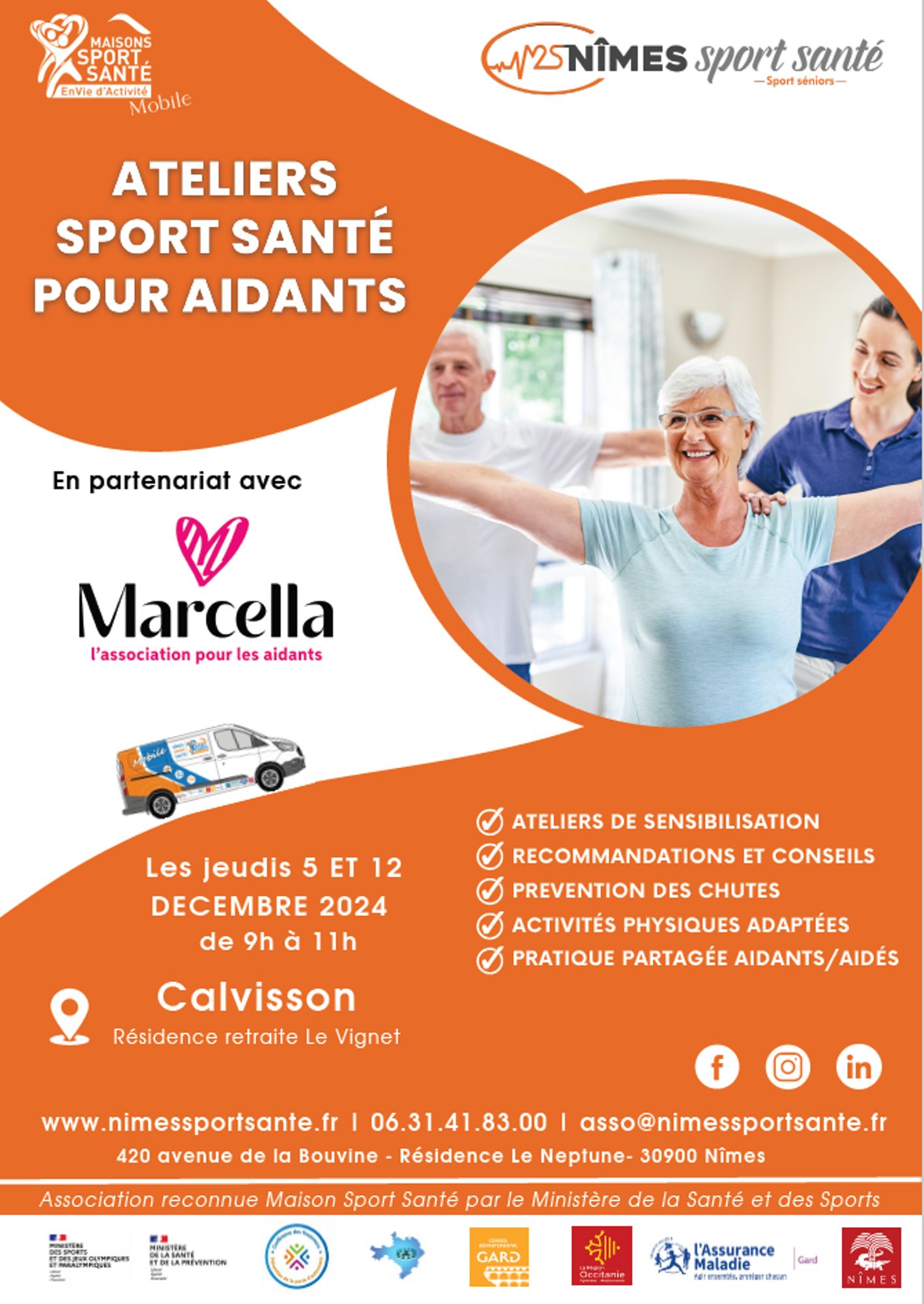 Ateliers sport santé pour les aidants