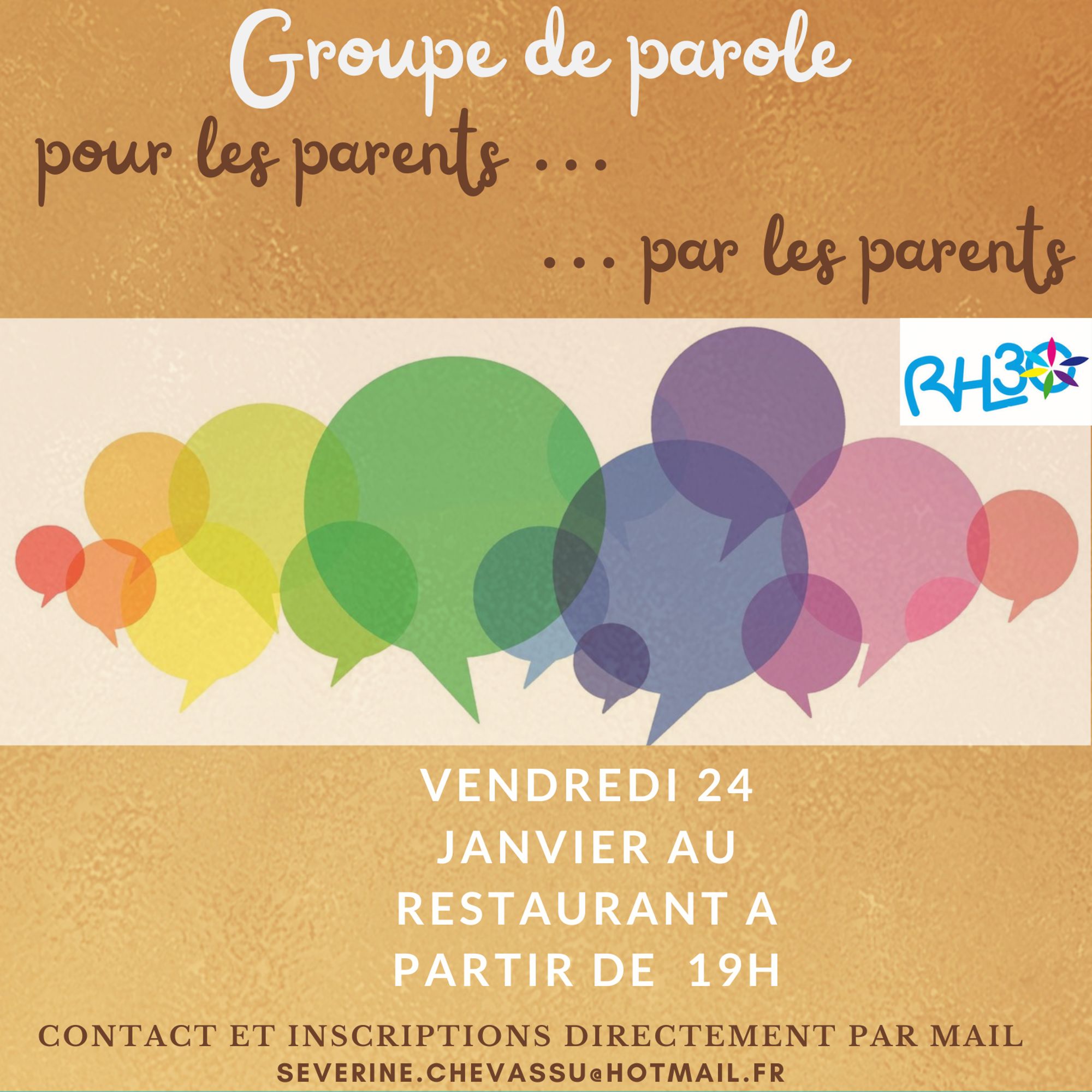 Groupe de parole pour les parents... par les parents - Le réseau handi'Lib30