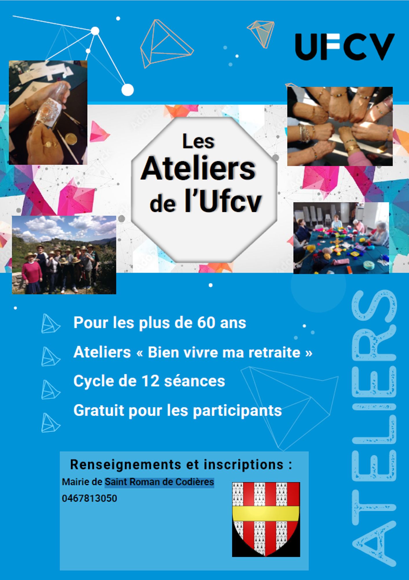 Les ateliers de l’UFCV - Bien vivre ma retraite