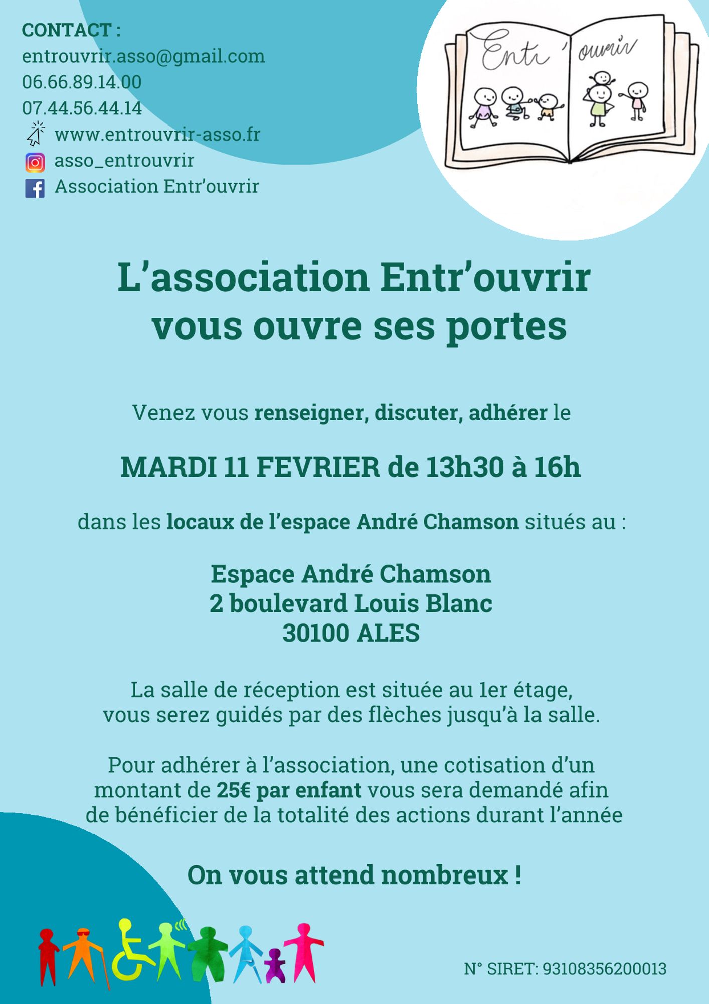 L'association Entr'ouvrir vous ouvre ses portes