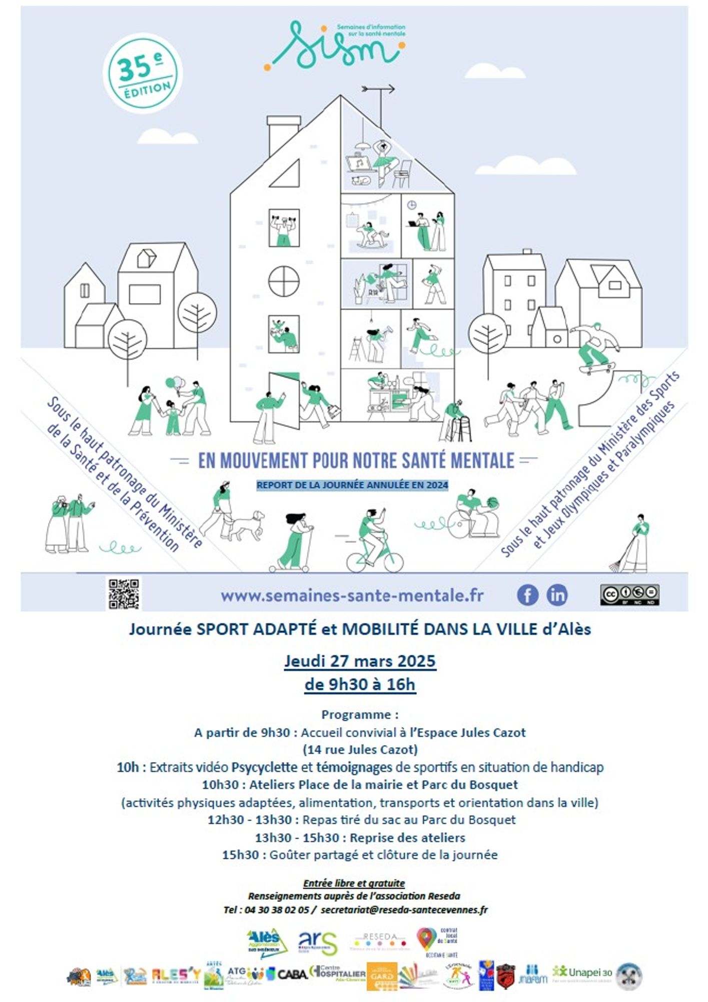 Journée Santé mentale : Sport adapté et mobilité dans la ville