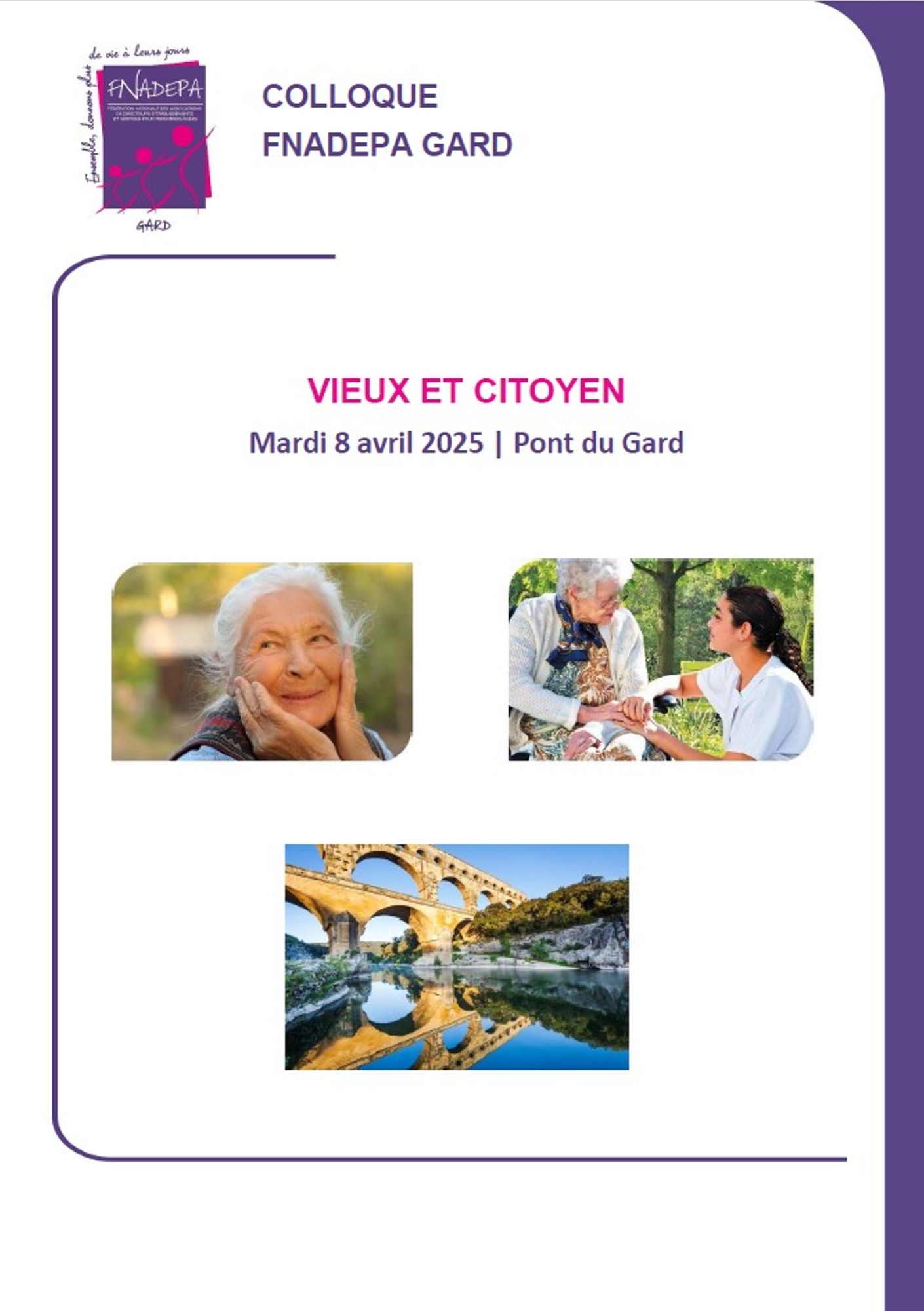 Colloque FNADEPA Gard I Vieux et citoyen