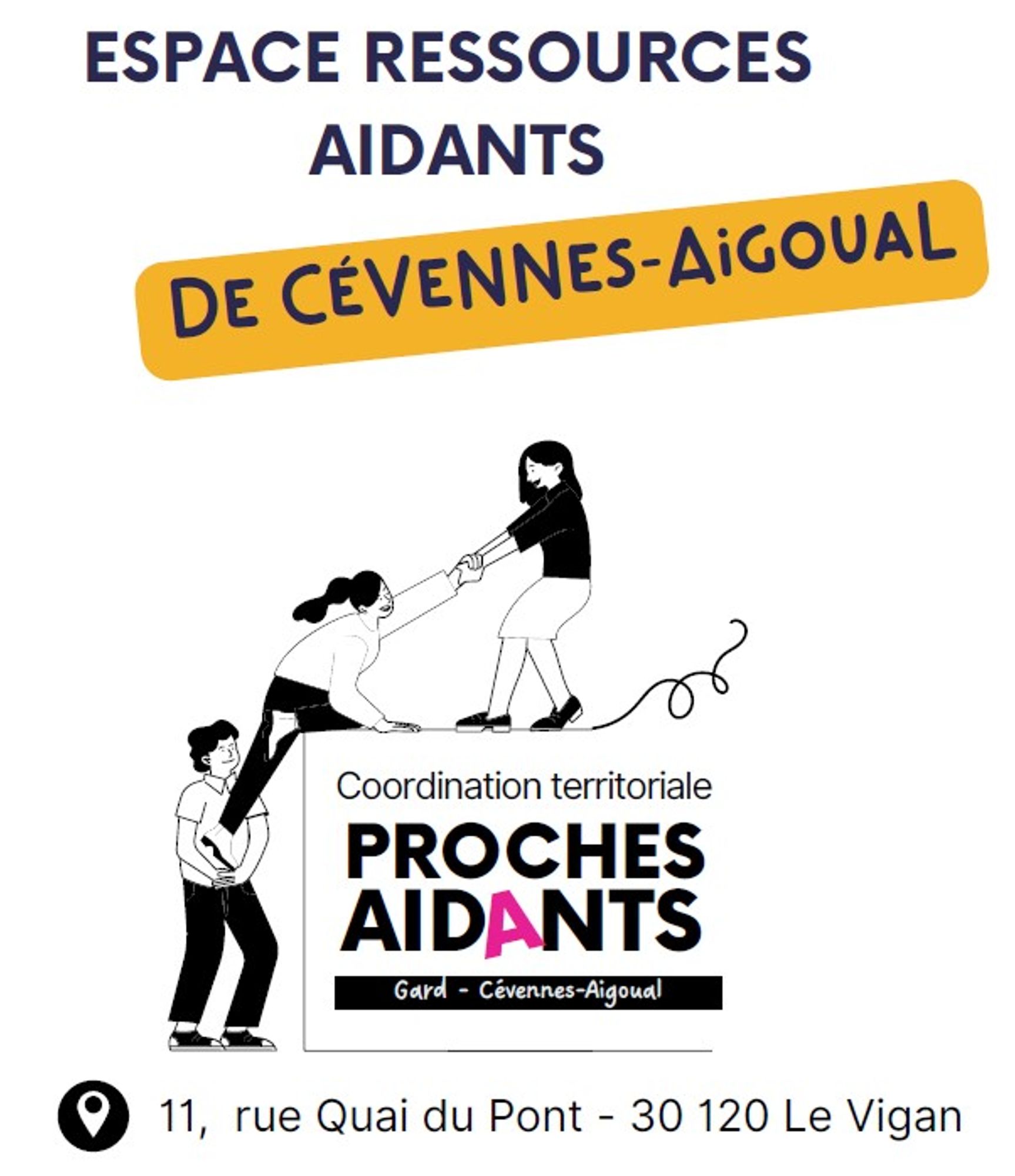 Planning des activités à l'Espace Ressources Aidants de Cévennes-Aigoual