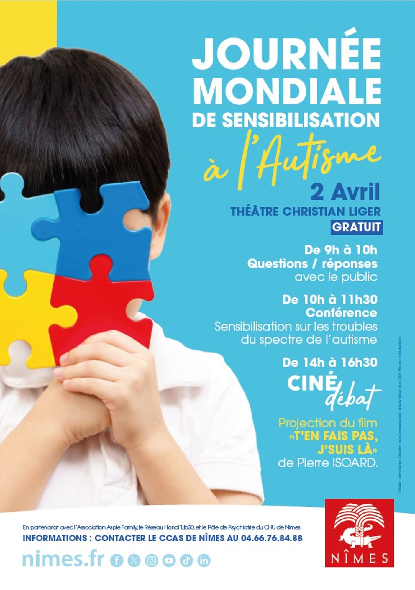 Journée mondiale de sensibilisation à l'autisme