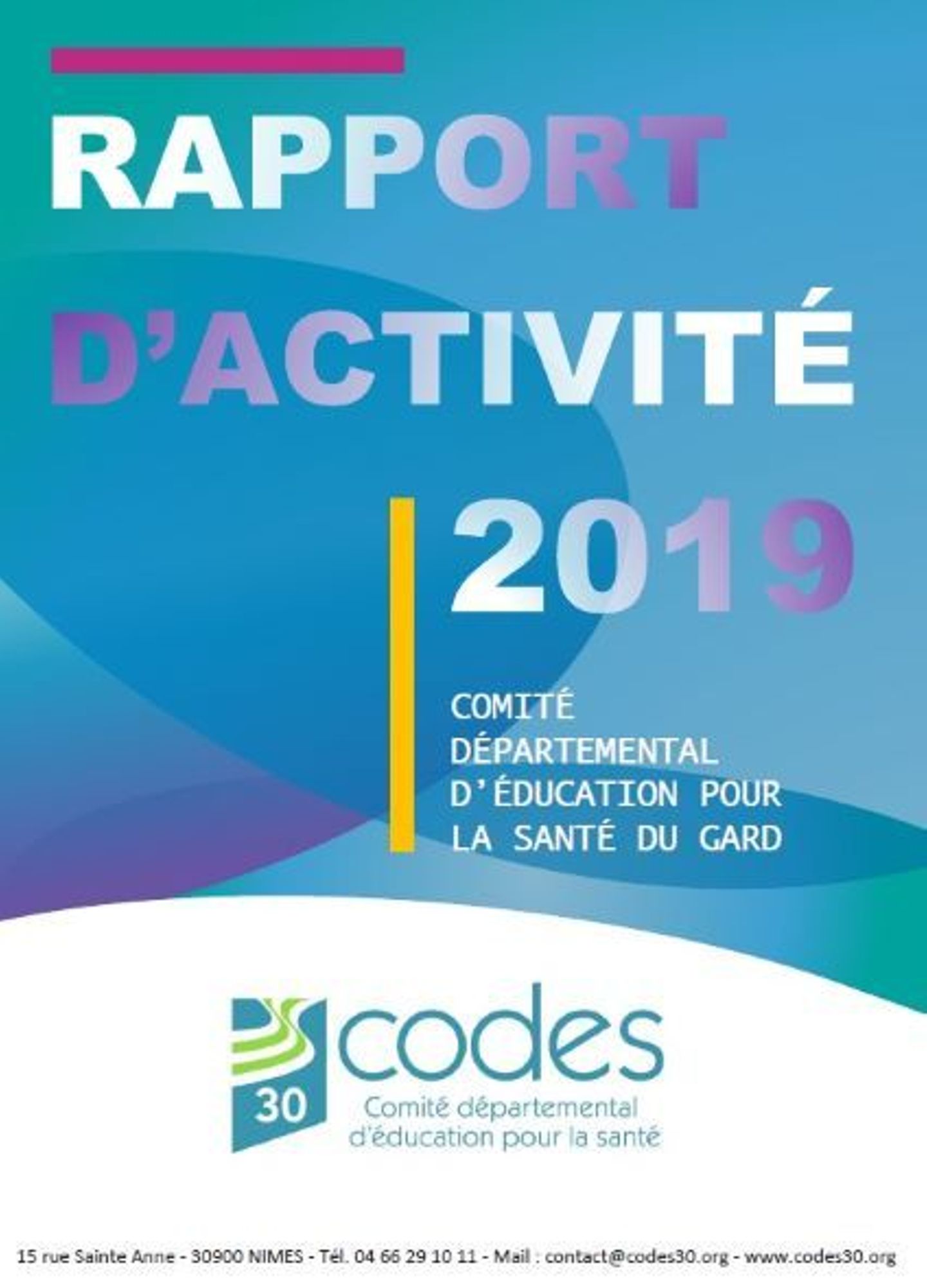 Rapport d'activité 2019