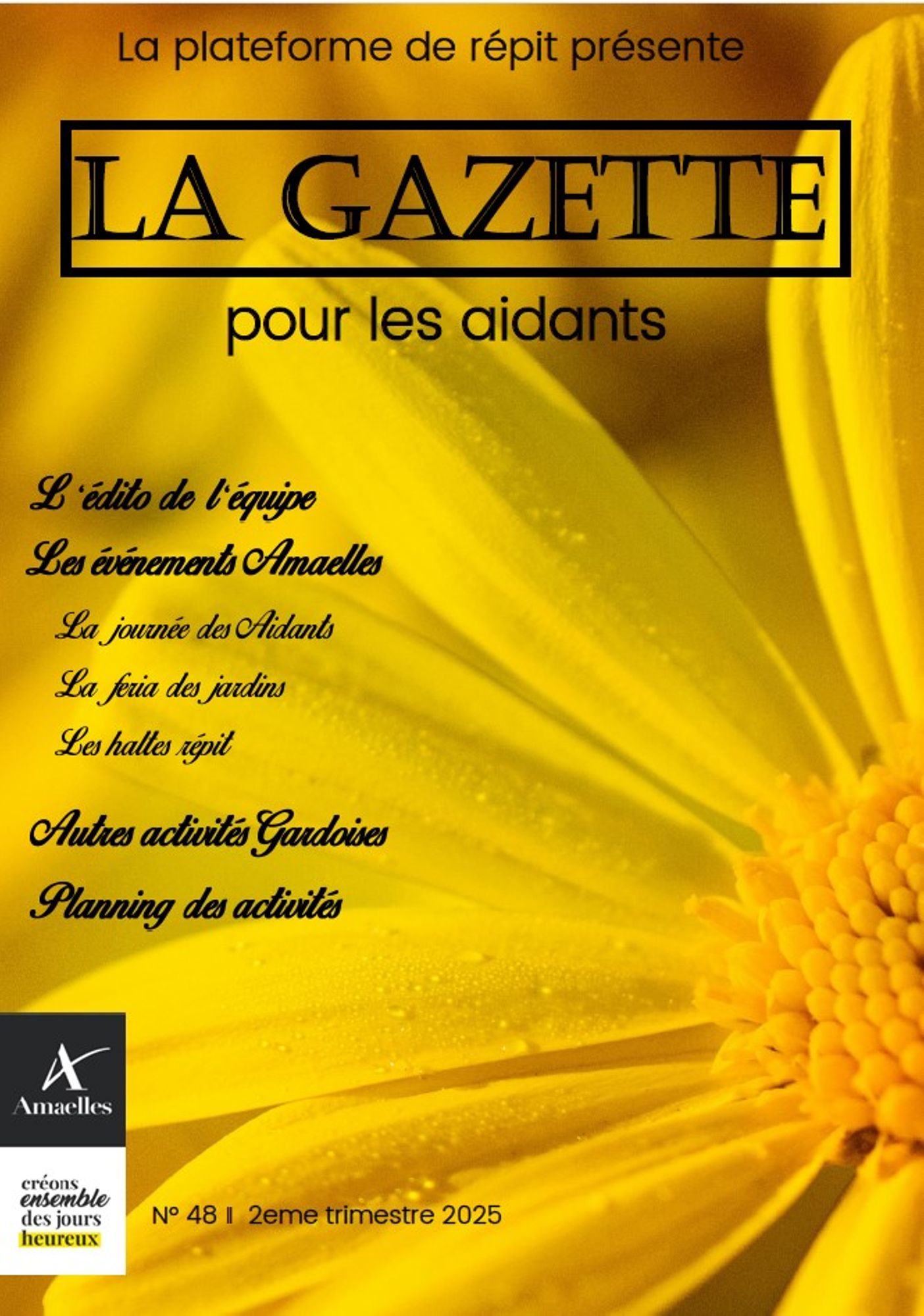La Gazette de la plateforme de répit de Nîmes