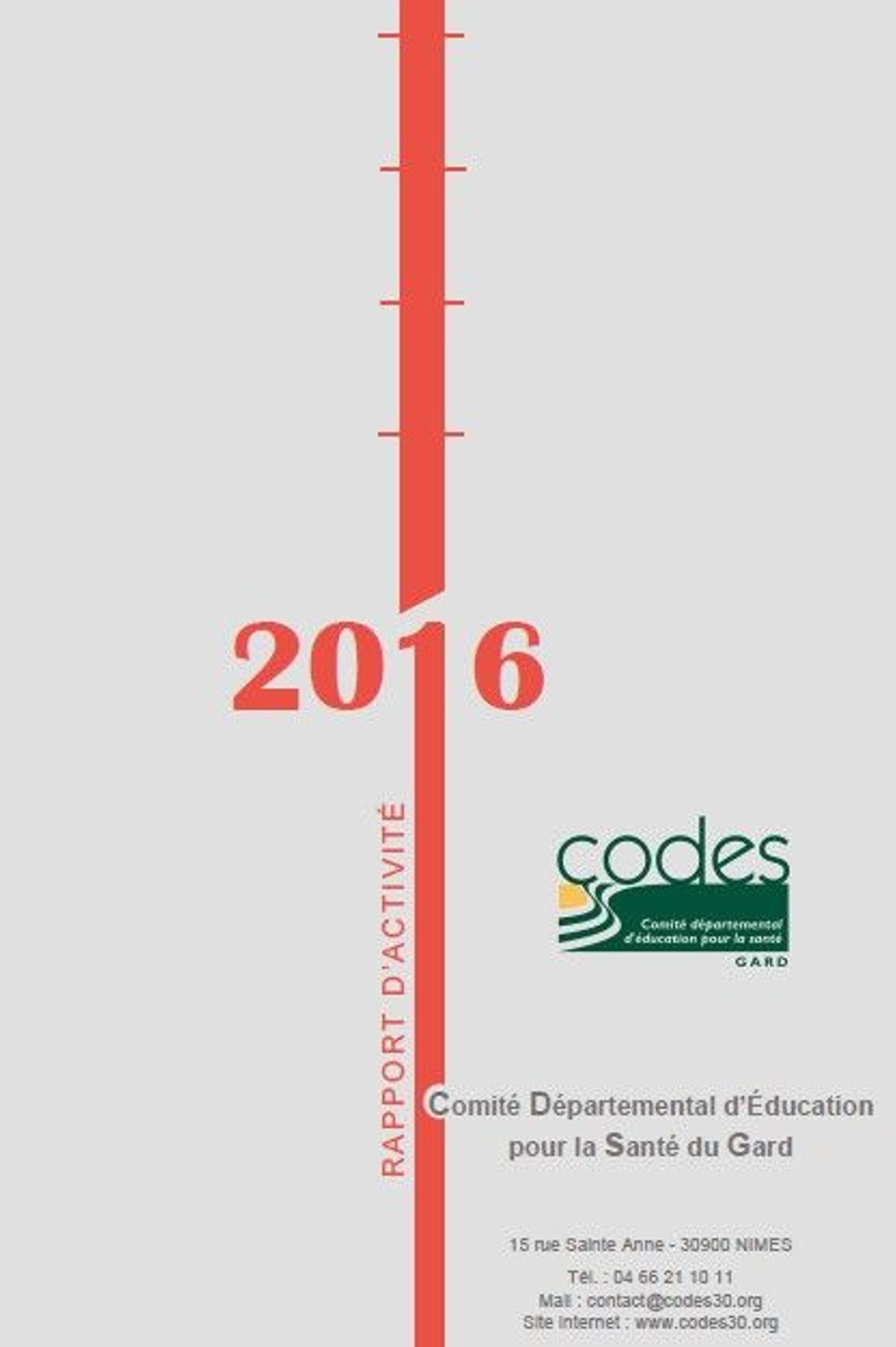 Rapport d'activité 2016