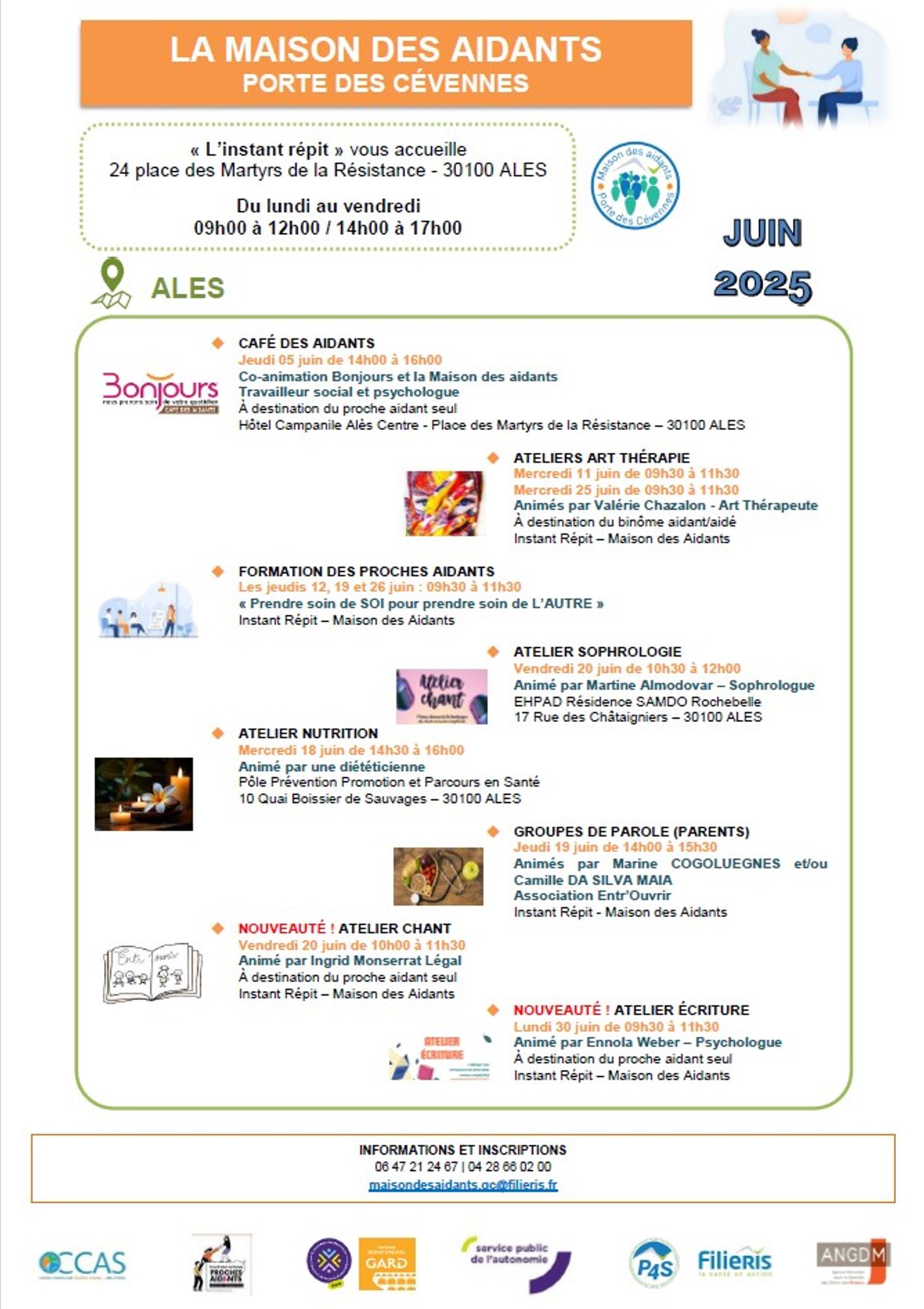 Programme de la Maison des aidants