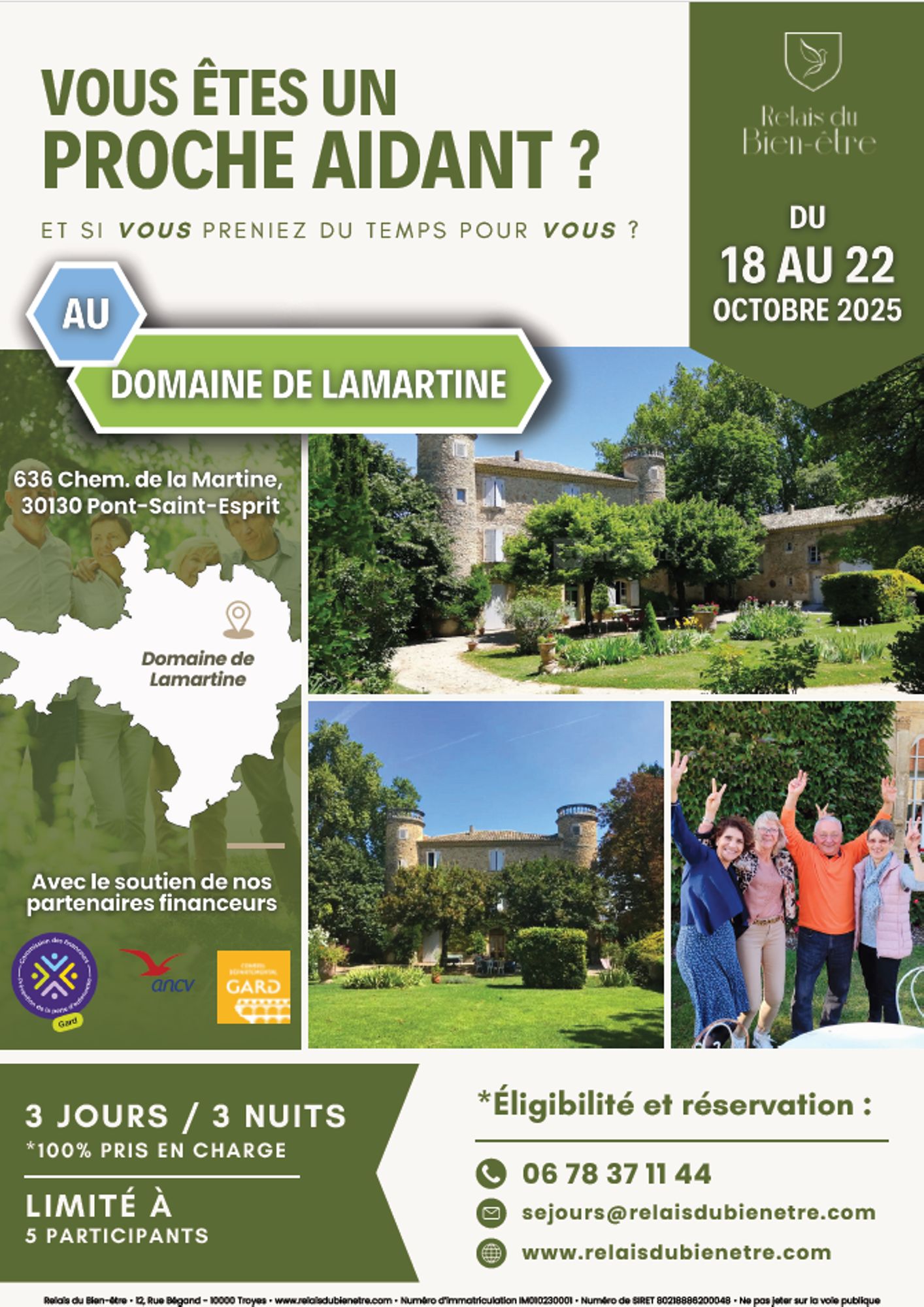 Séjour au "Domaine de Lamartine"