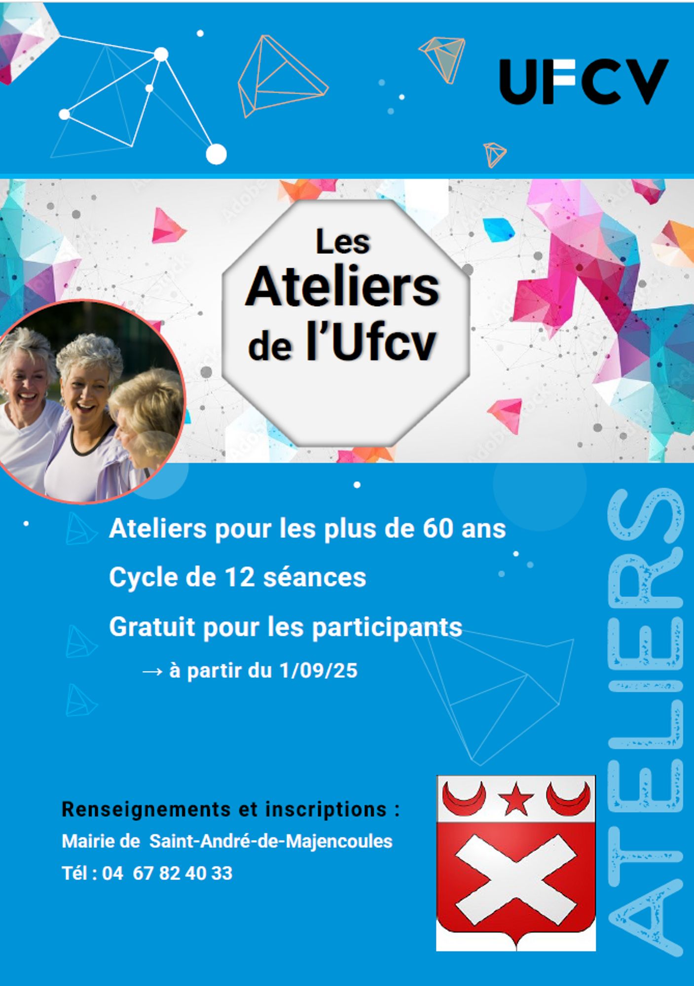 Les ateliers de l'UFCV pour les Séniors