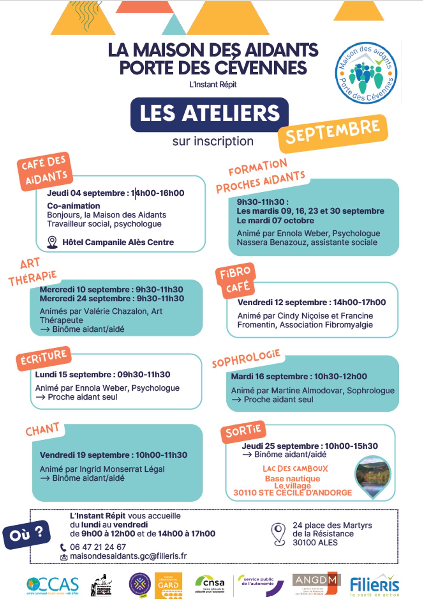 Programme de la Maison des aidants