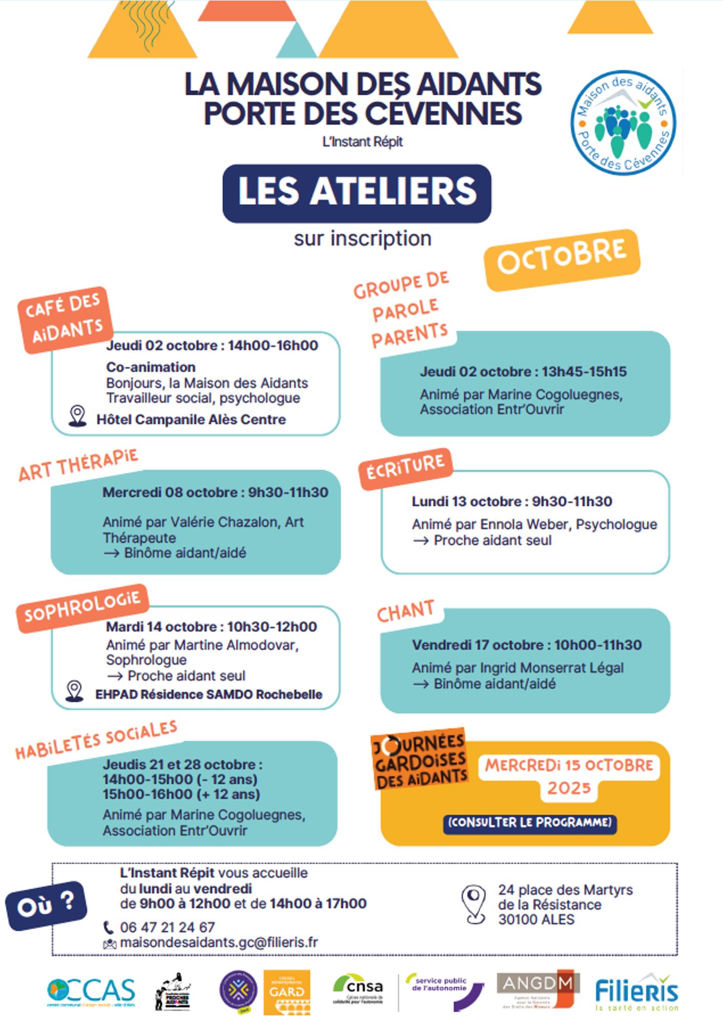 Programme de la Maison des aidants