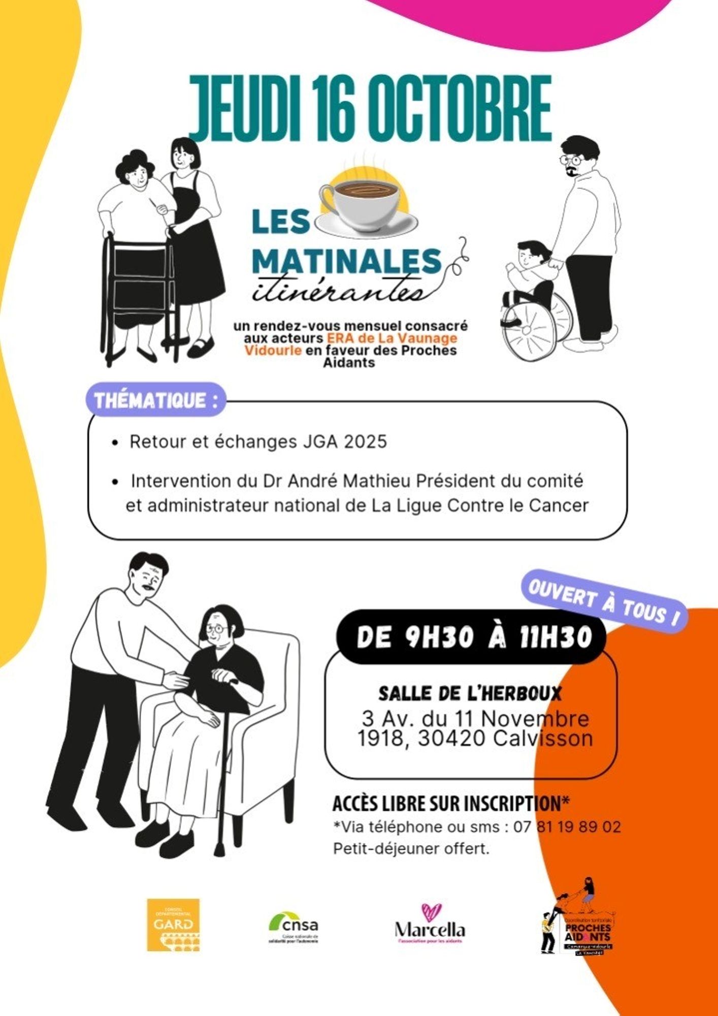 Matinale aidants Vaunage Vidourle