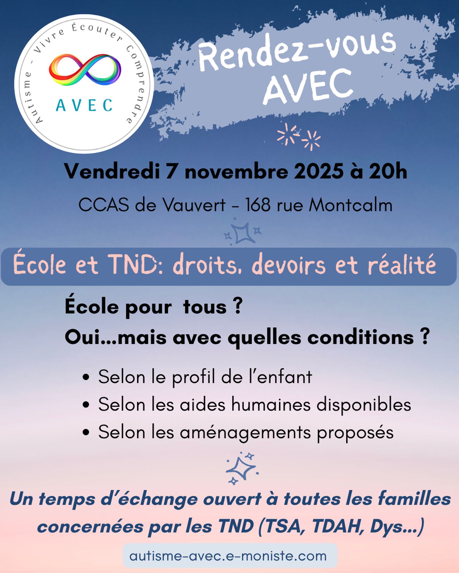 École et TND: droits, devoirs et réalité