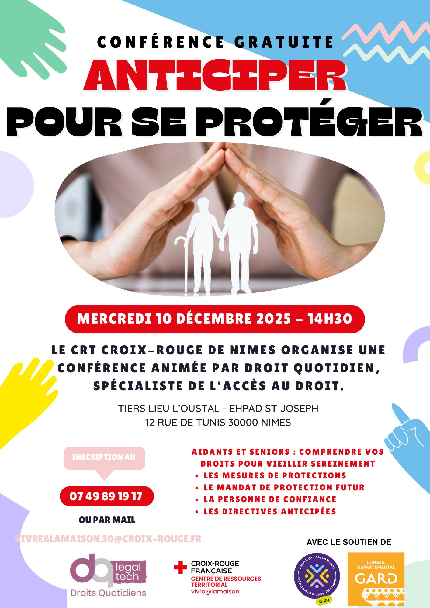 Conférence "Anticiper pour se protéger"