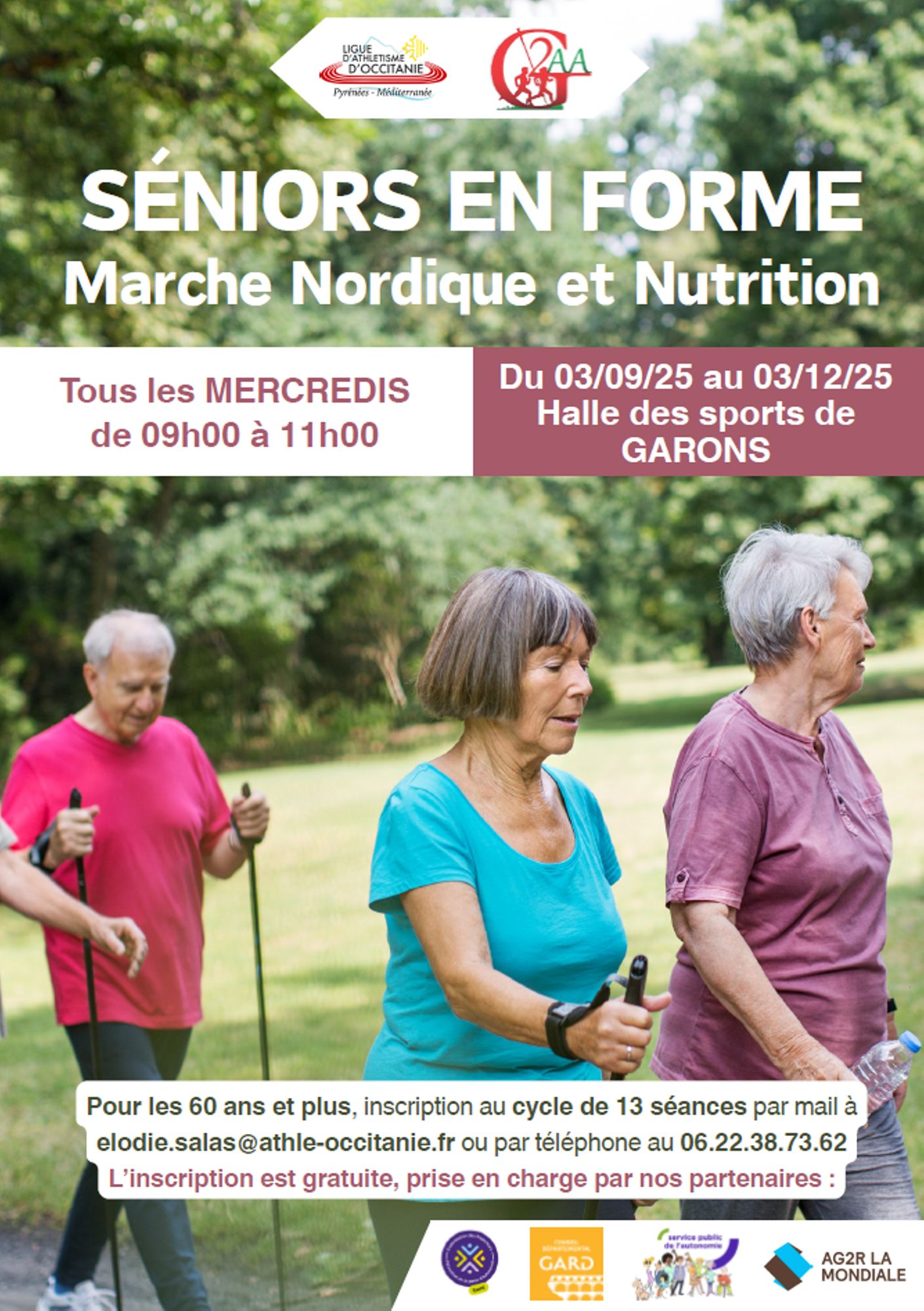 Séniors en forme - Marche Nordique et Nutrition