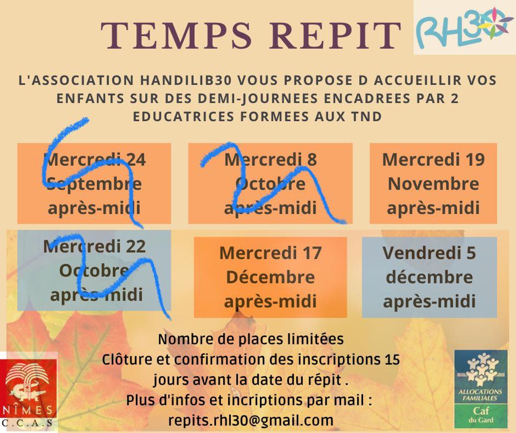Des temps Répit proposés par le réseau Handi'Lib'30
