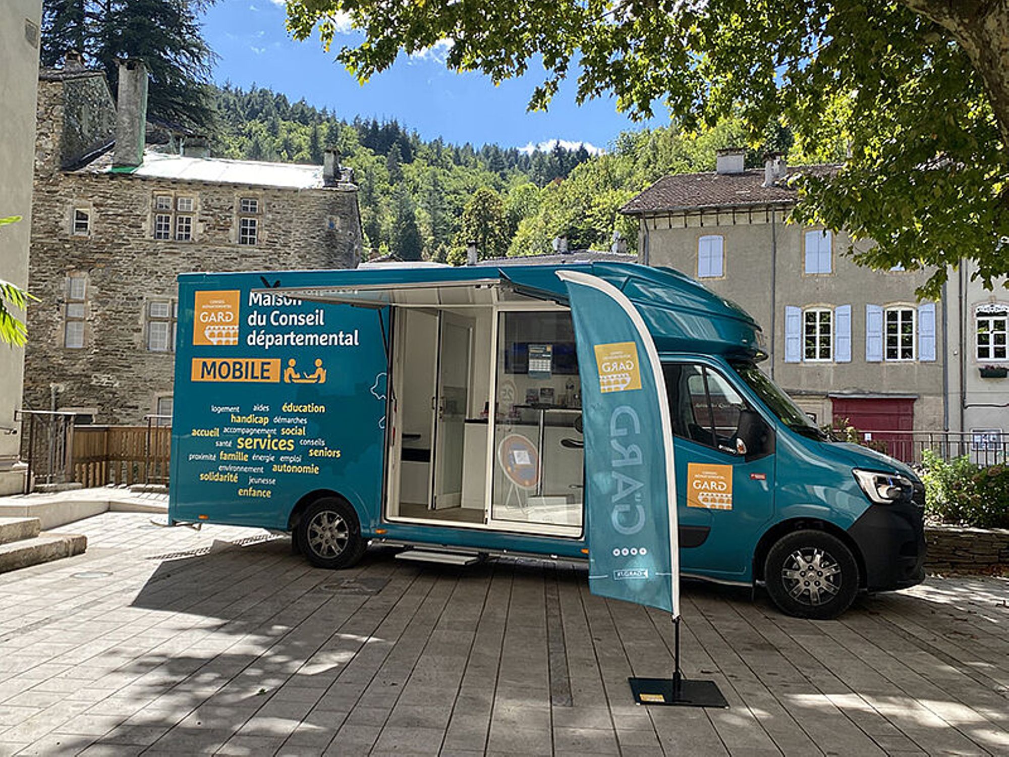 Les Maisons du Conseil départemental mobiles viennent à votre rencontre