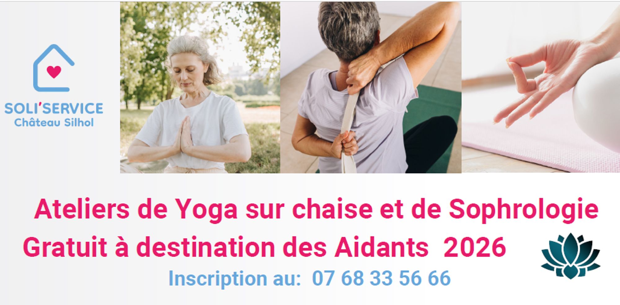 ATELIERS de Yoga sur chaise et Sophrologie