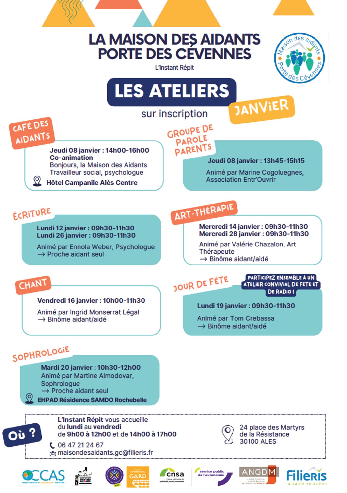 Programme de la Maison des aidants