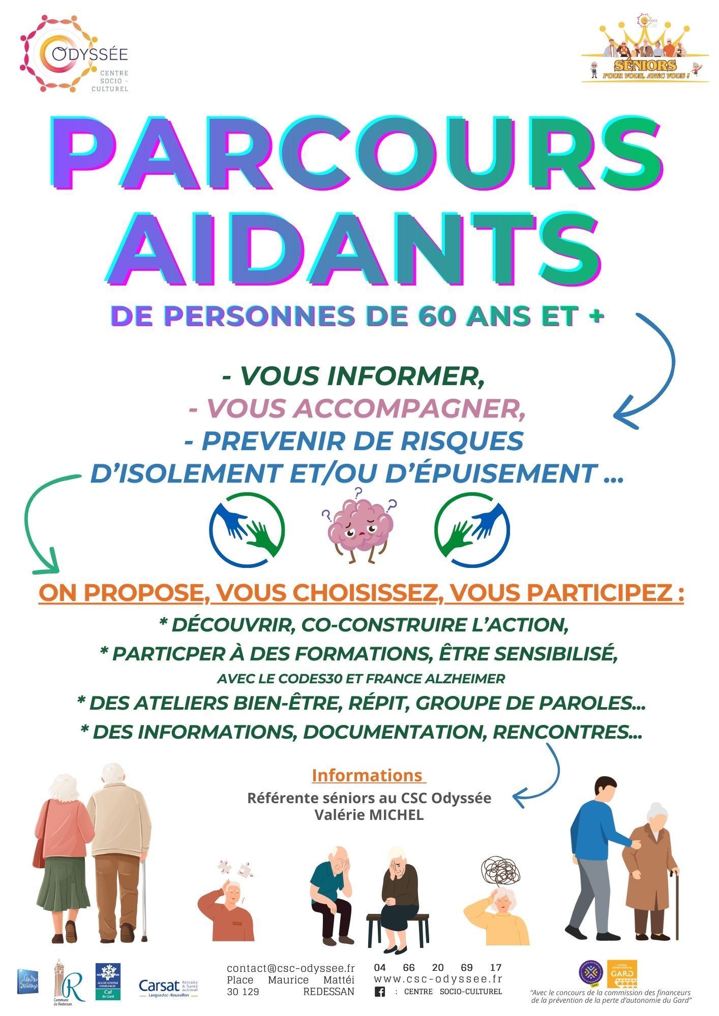 Parcours aidants de personnes de 60 ans et +