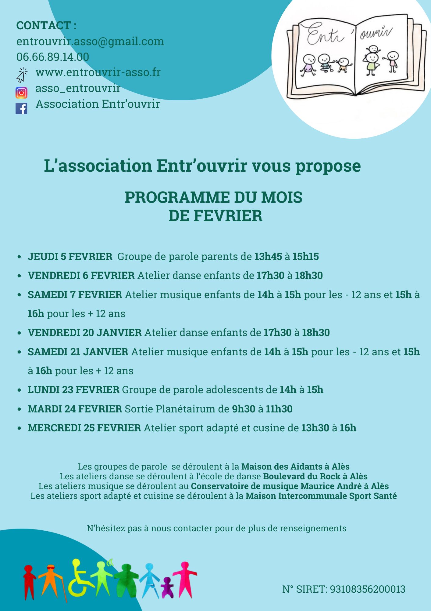 L'association Entr'ouvrir vous ouvre ses portes