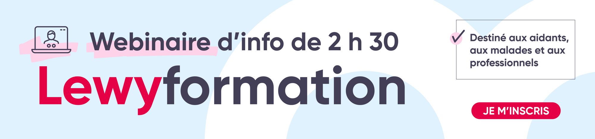 Webinaires d'information sur la maladie à corps de Lewy 