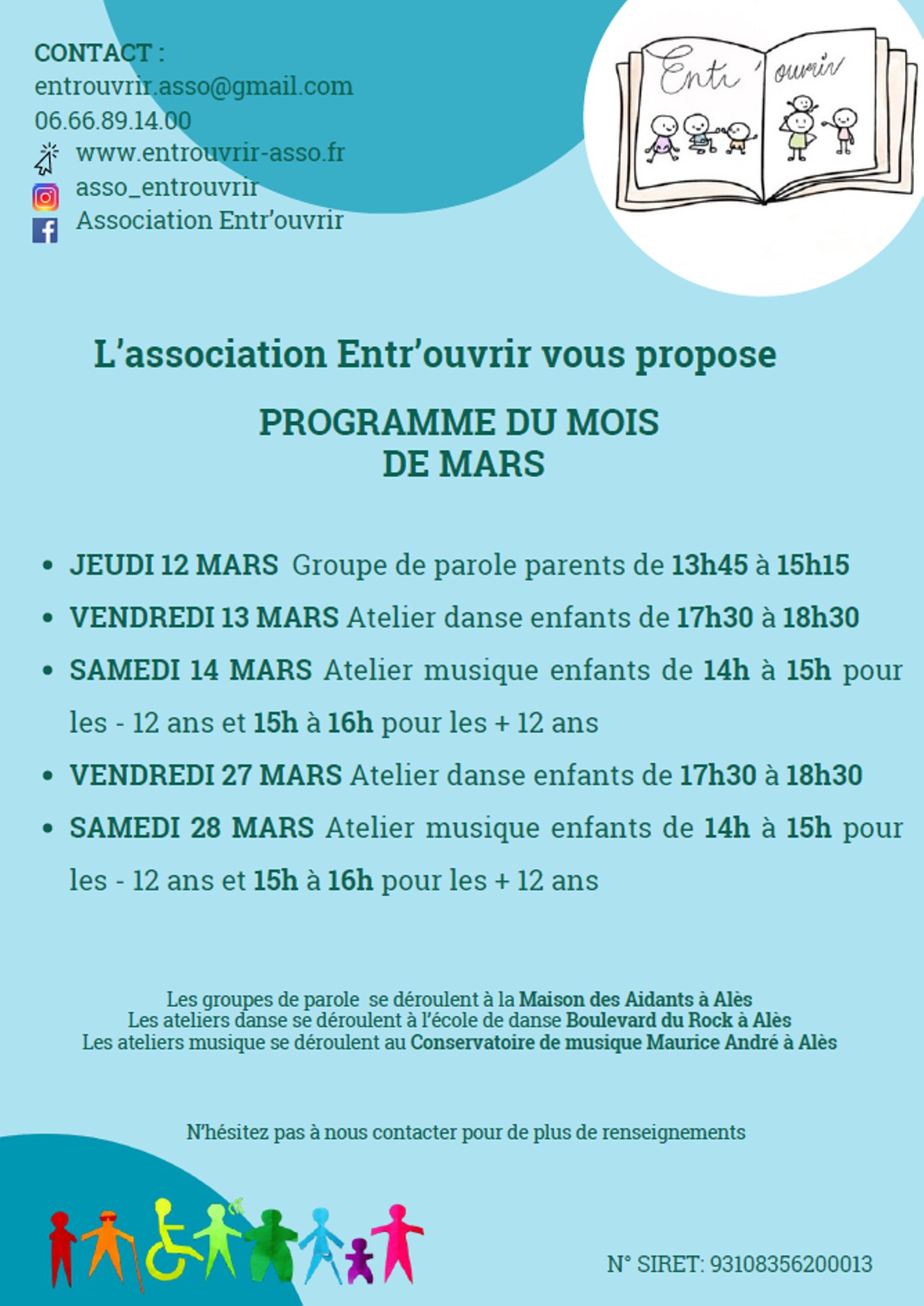 L'association Entr'ouvrir vous ouvre ses portes