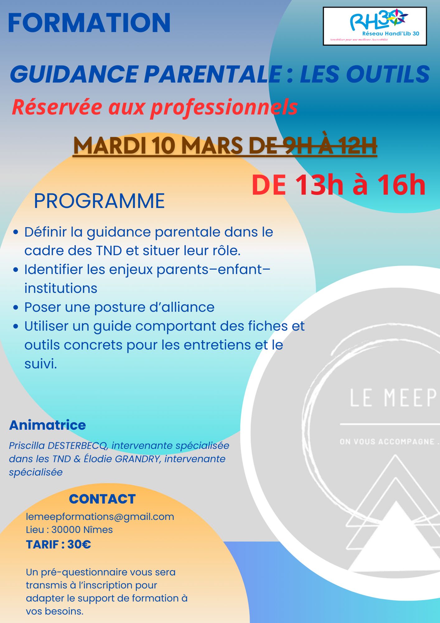 Formation : Guidance parentale : les outils 