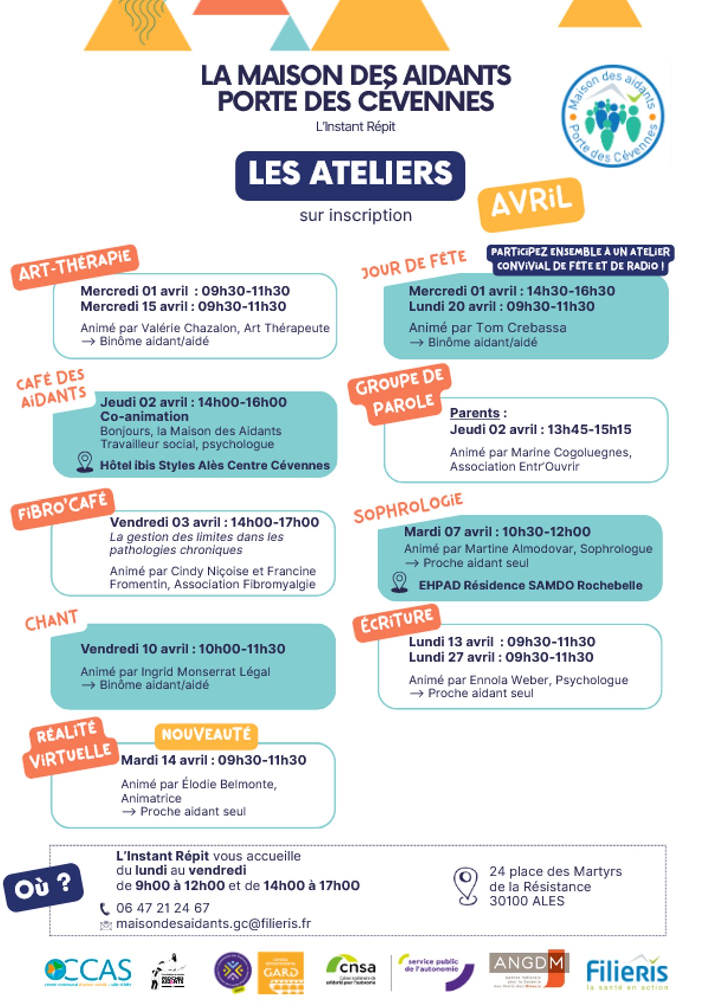 Programme de la Maison des aidants 