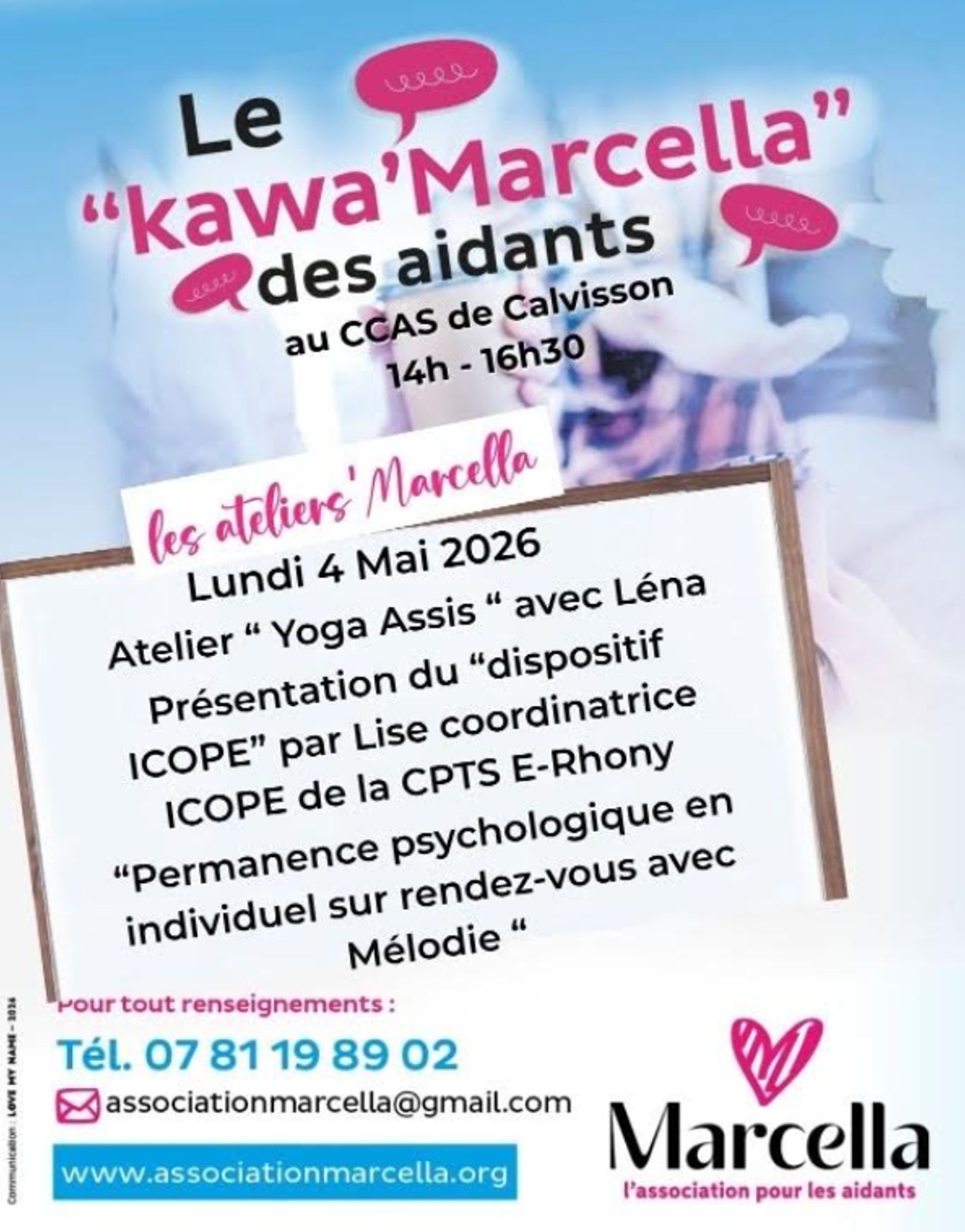 Ateliers Yoga assis et Permanence psycologique