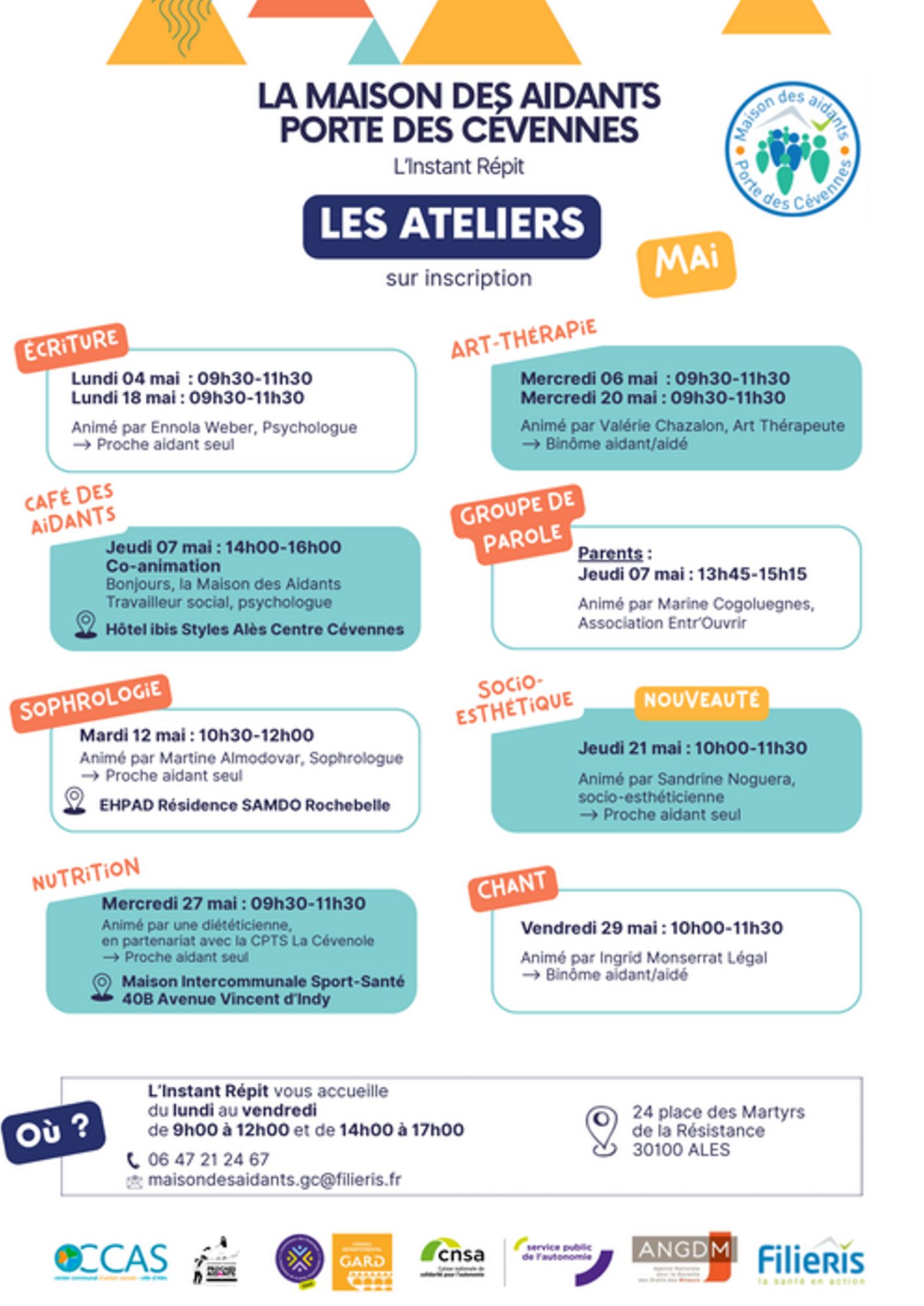 Programme de la Maison des aidants 