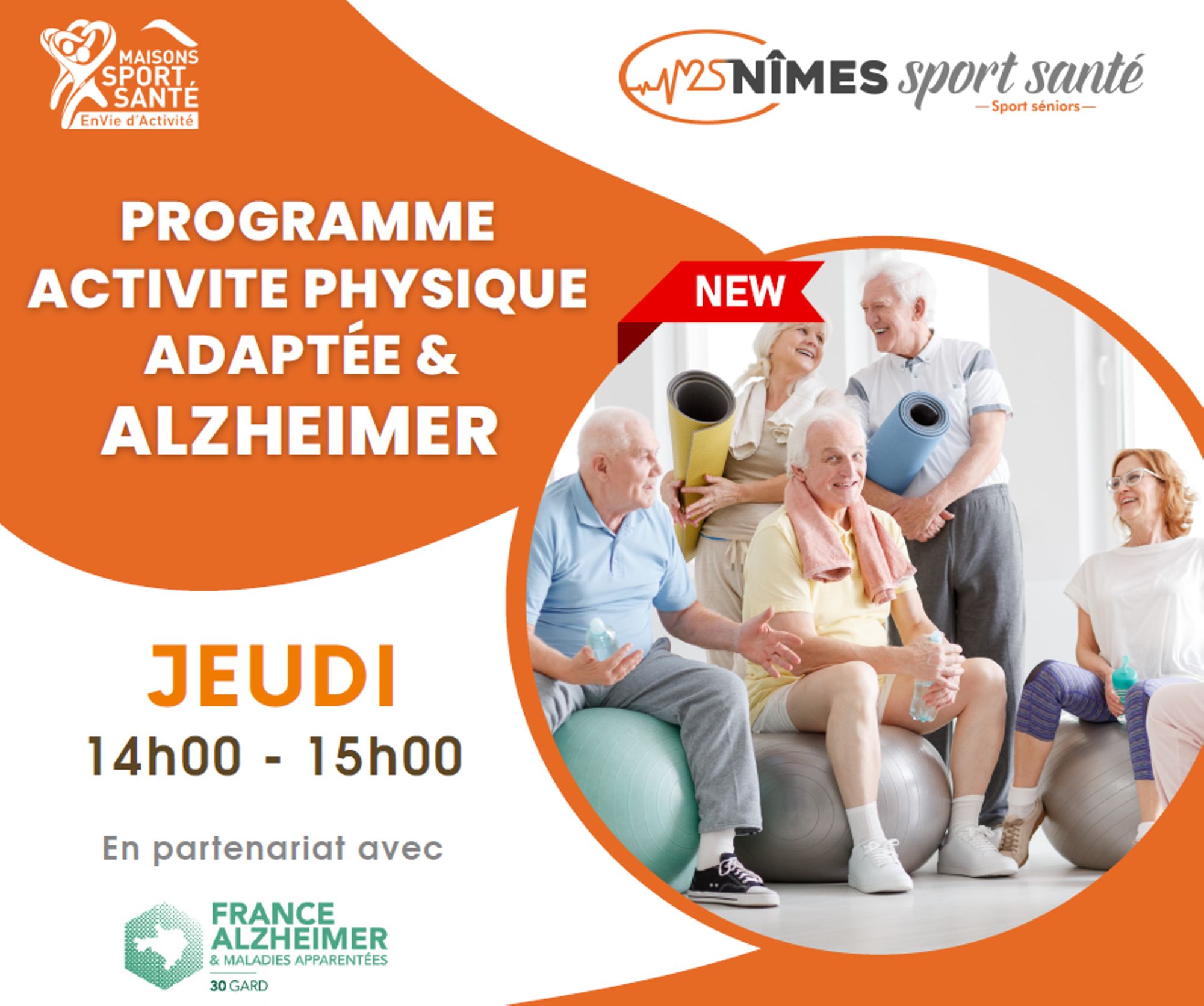 Programme Activité Physique Adaptée - Alzheimer 