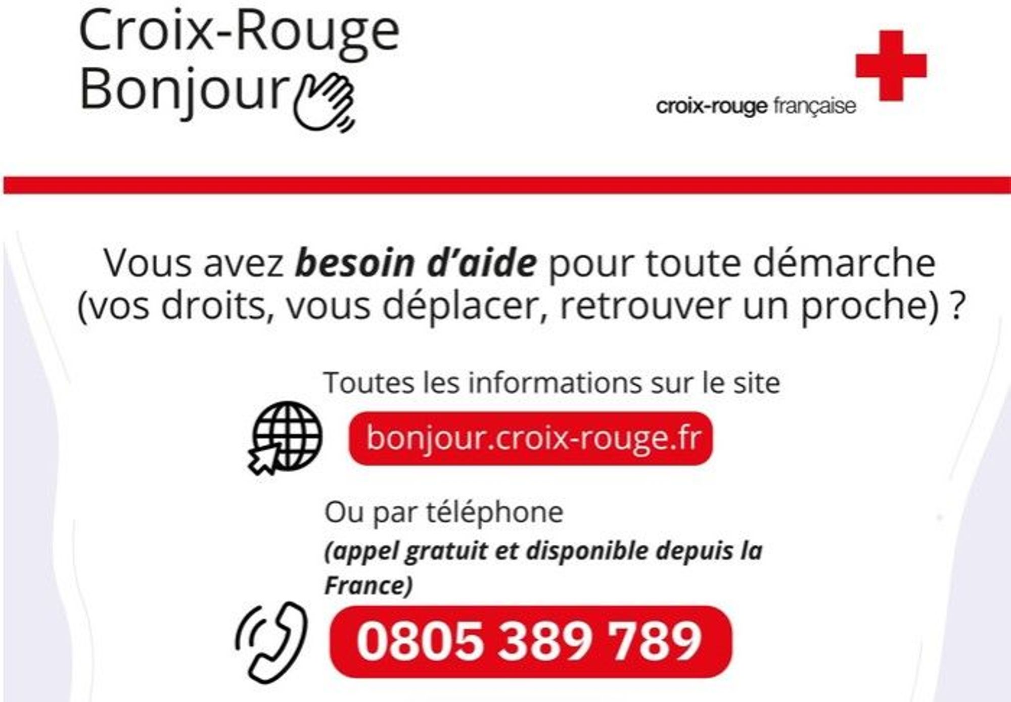 Croix-Rouge Bonjour