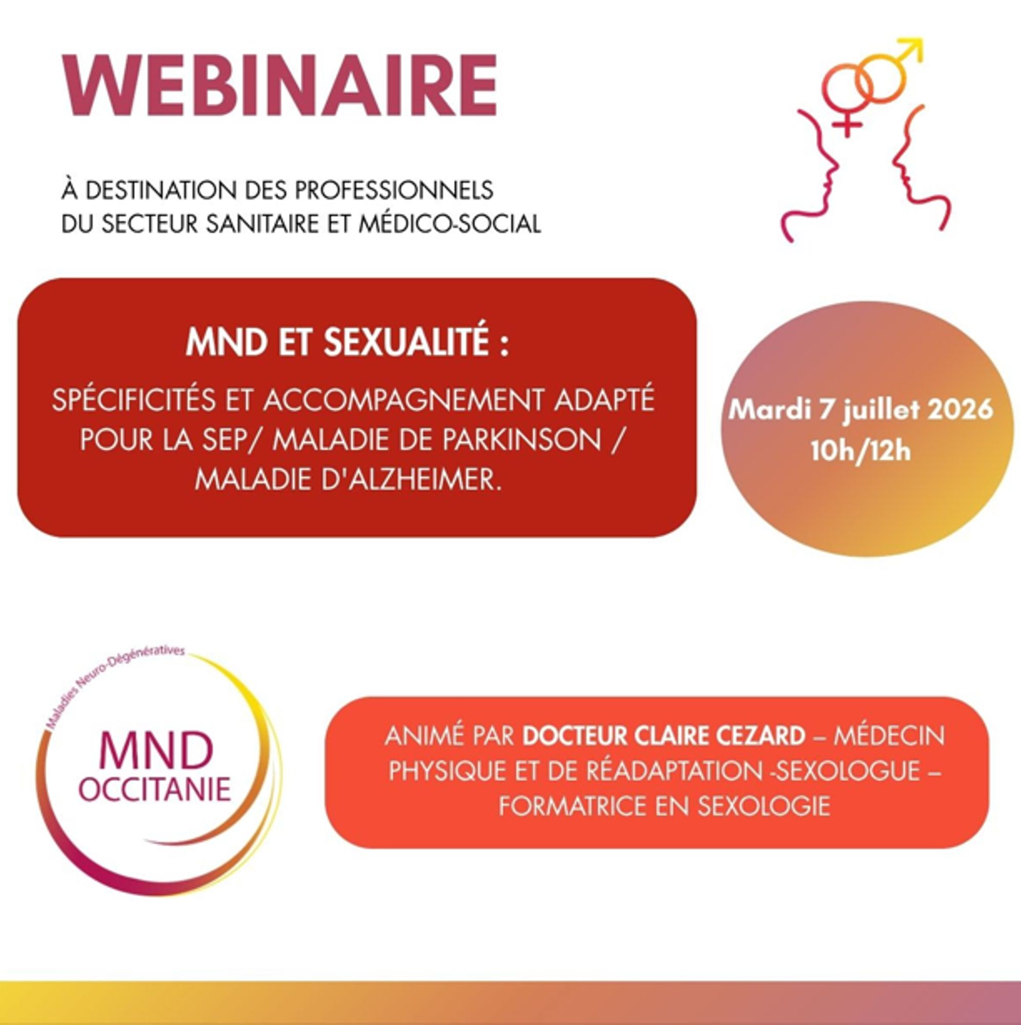 Webinaire : MND et sexualité