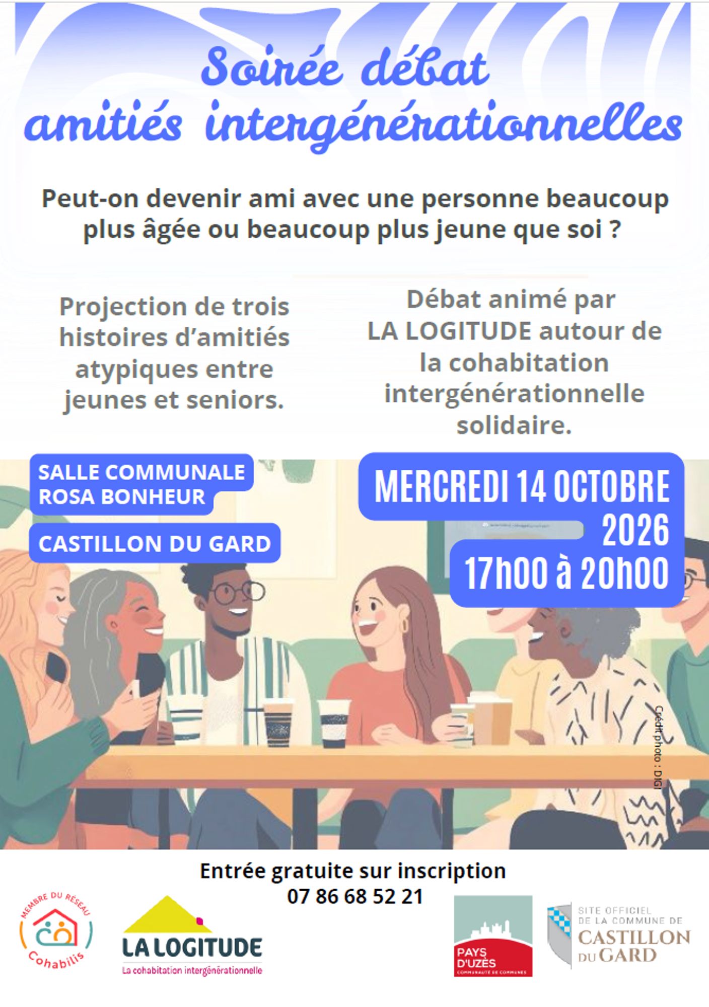 Soirée débat "Amitiés intergénérationnelles"